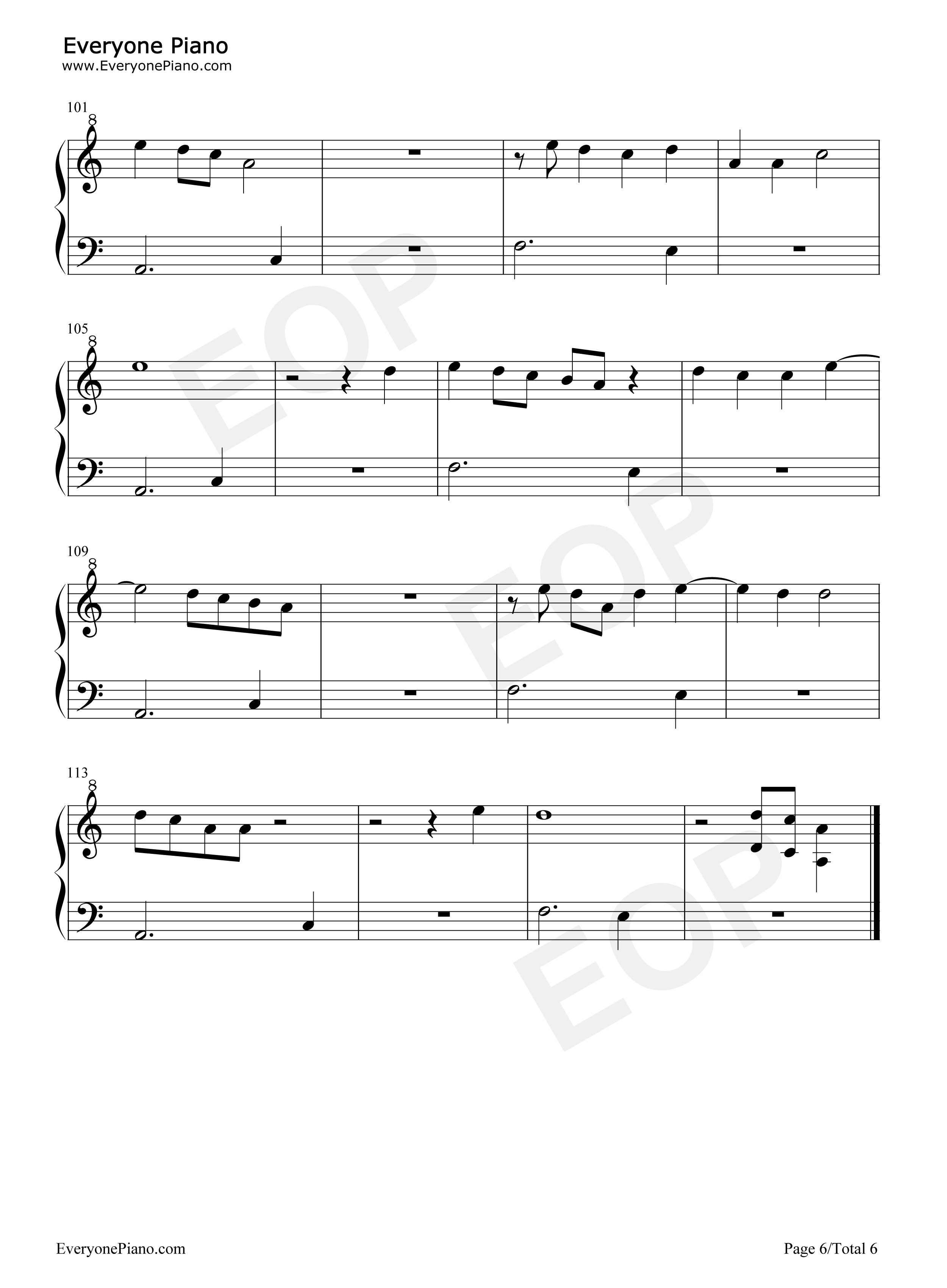 My Hair钢琴谱-Ariana Grande6