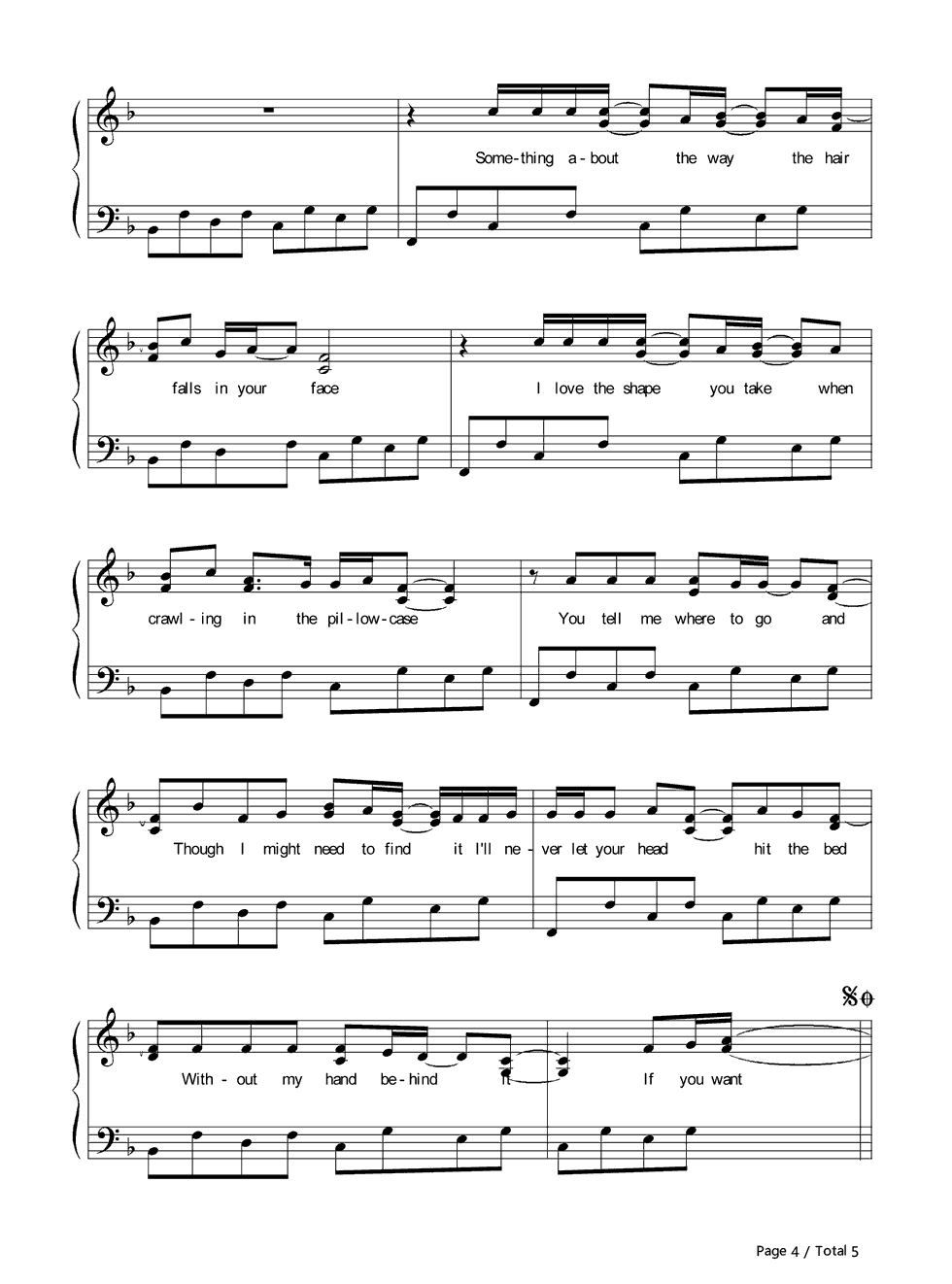Your Body Is a Wonderland钢琴谱-John Mayer4