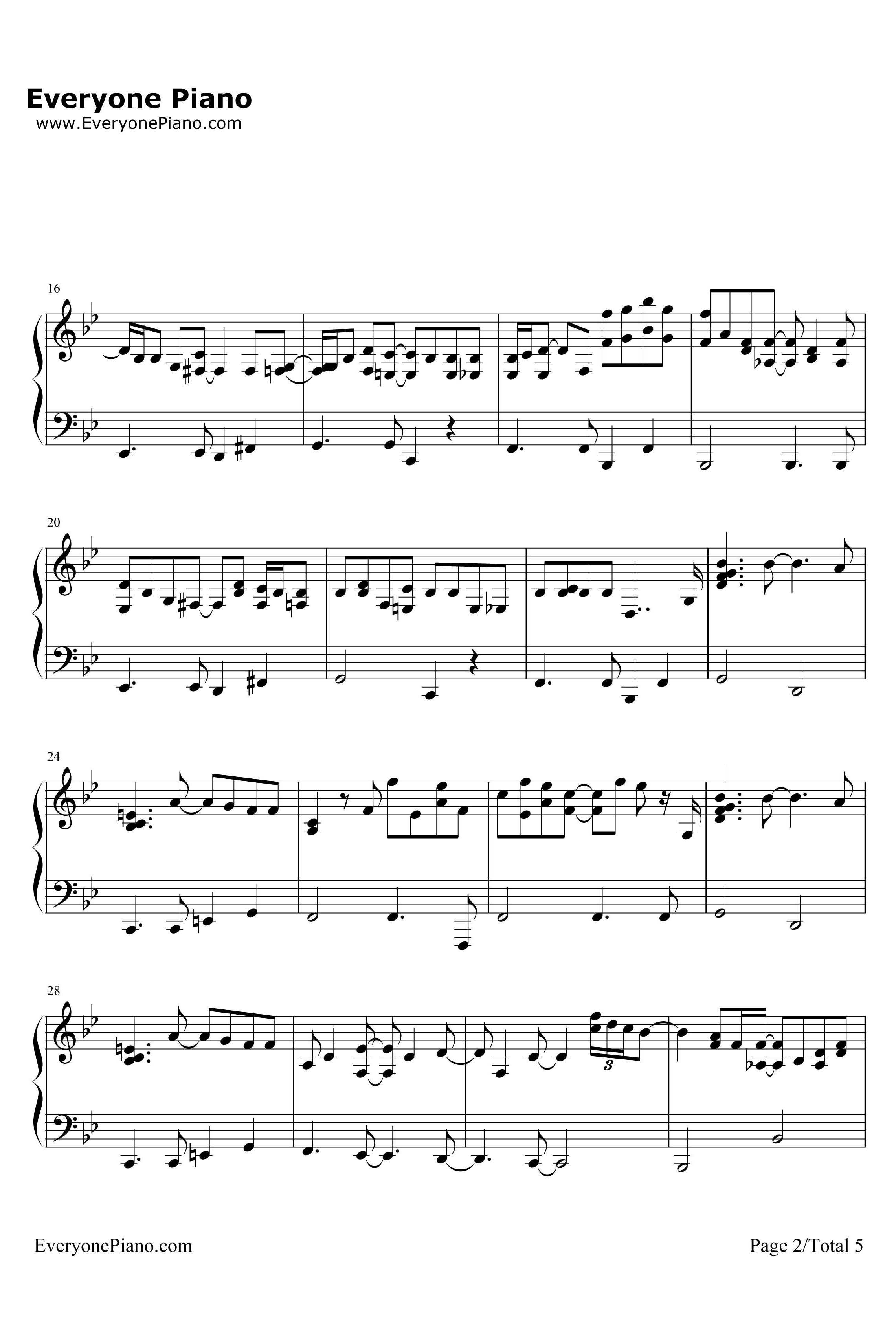 Don't Know Why钢琴谱-NorahJones　诺拉·琼斯　2