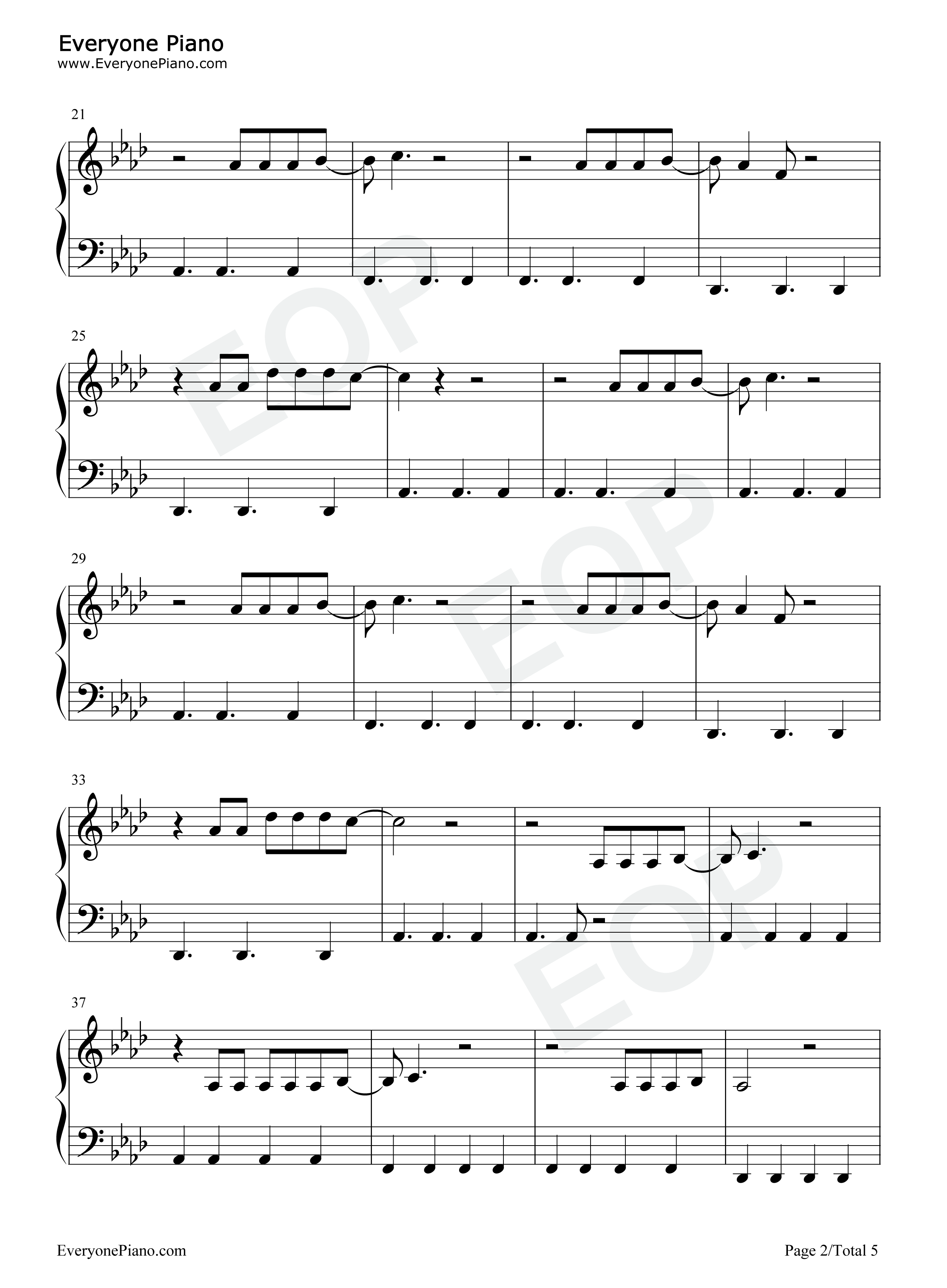 WDIA Would Do It Again钢琴谱-Duncan Laurence Rosa Linn2
