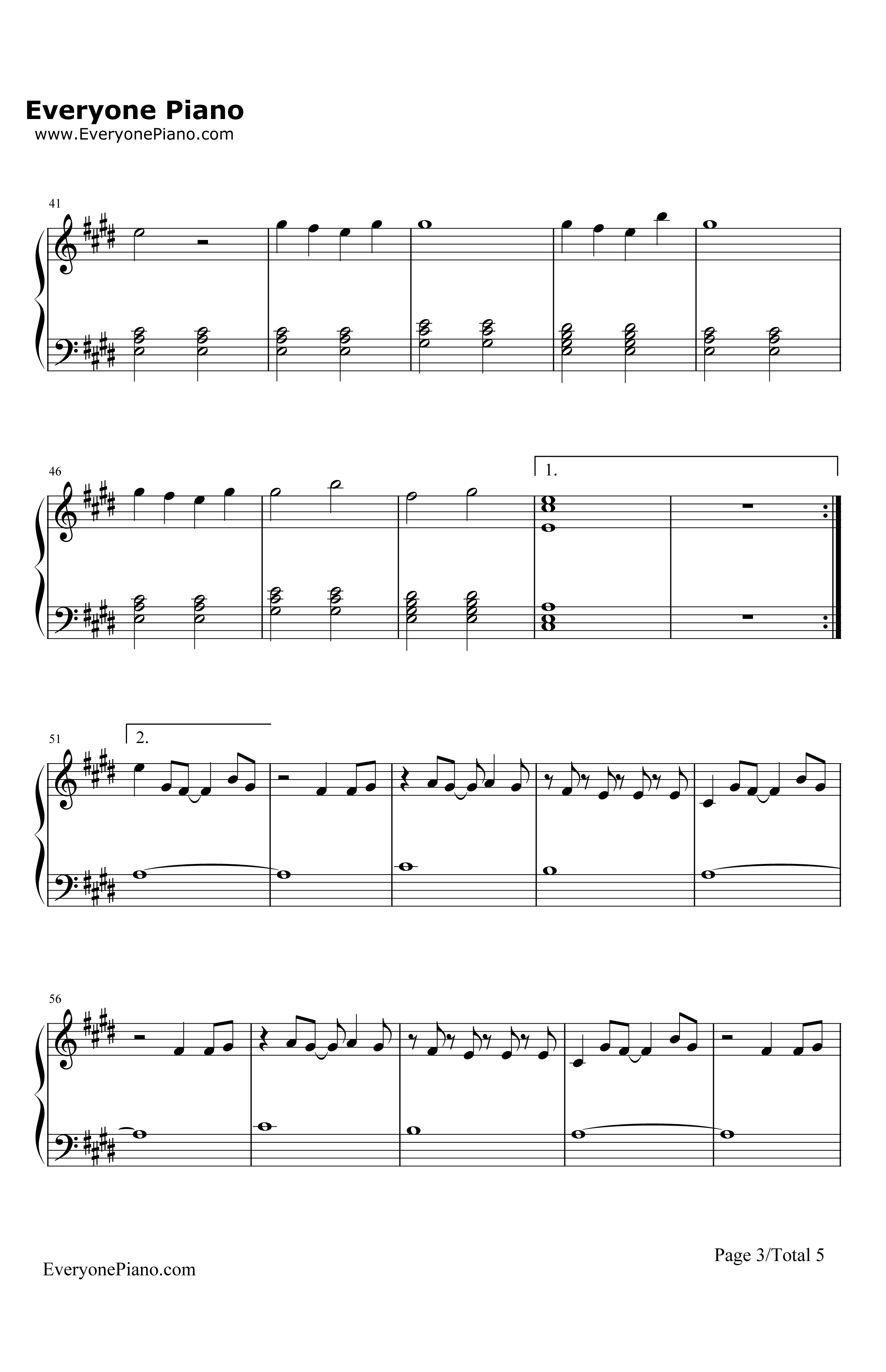 Drown钢琴谱-BringMetheHorizon3