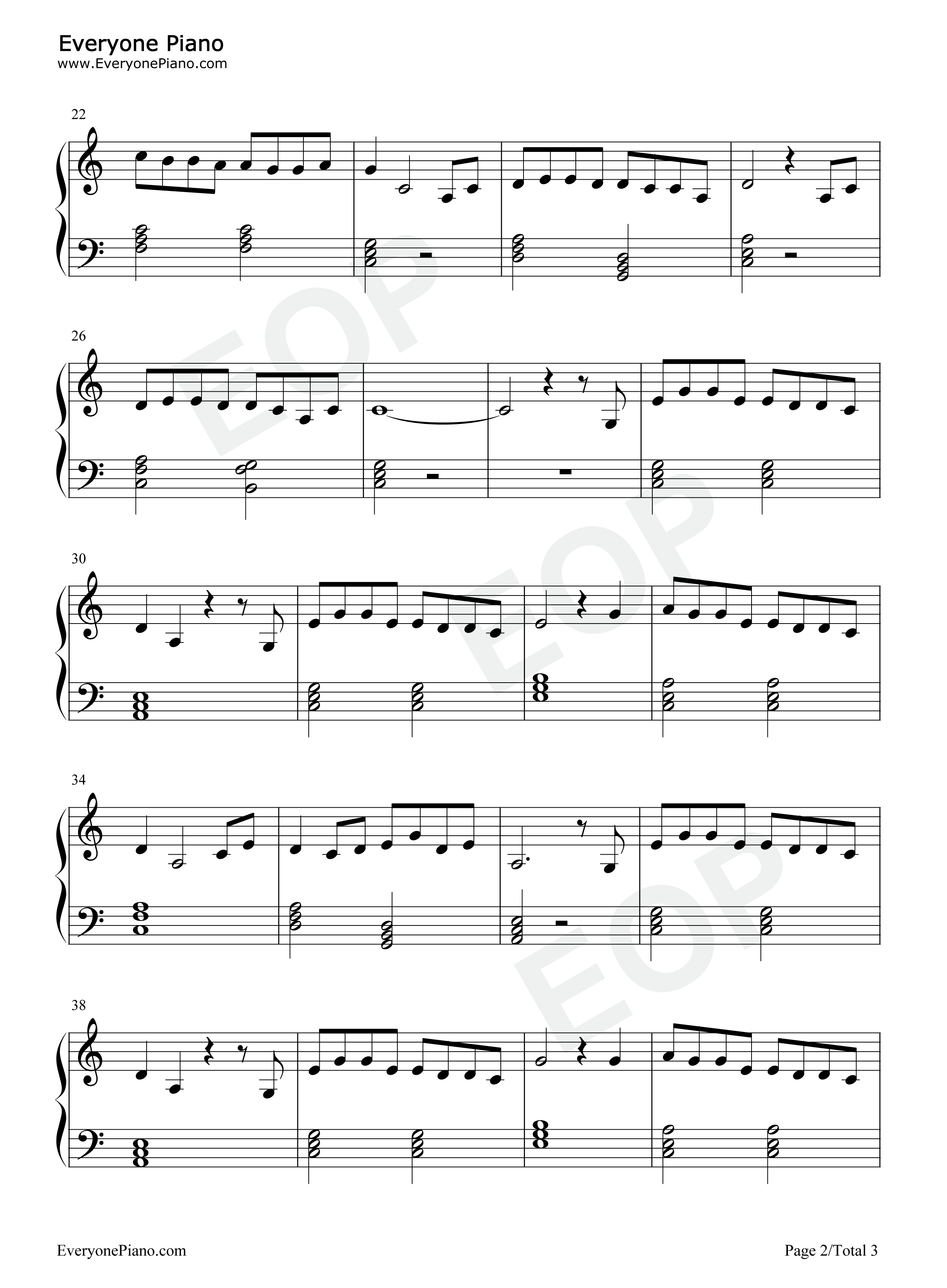 Colors of the Wind钢琴谱-Alan Menken2