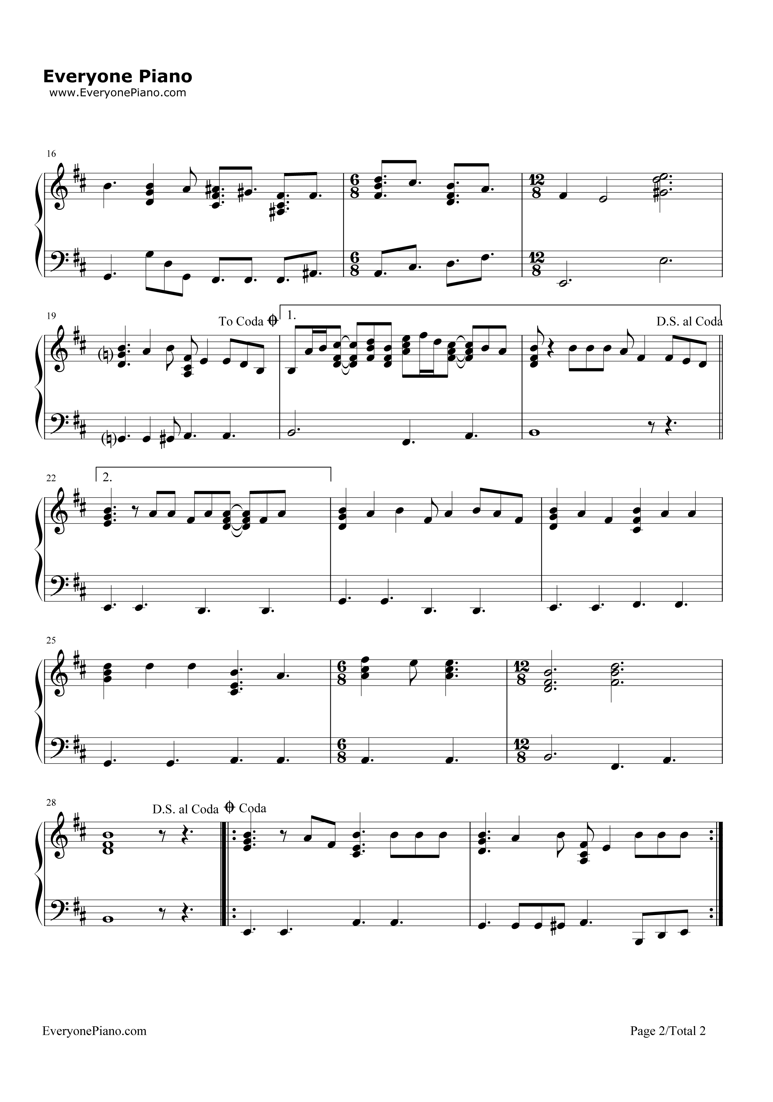 Stop钢琴谱-Sam Brown2