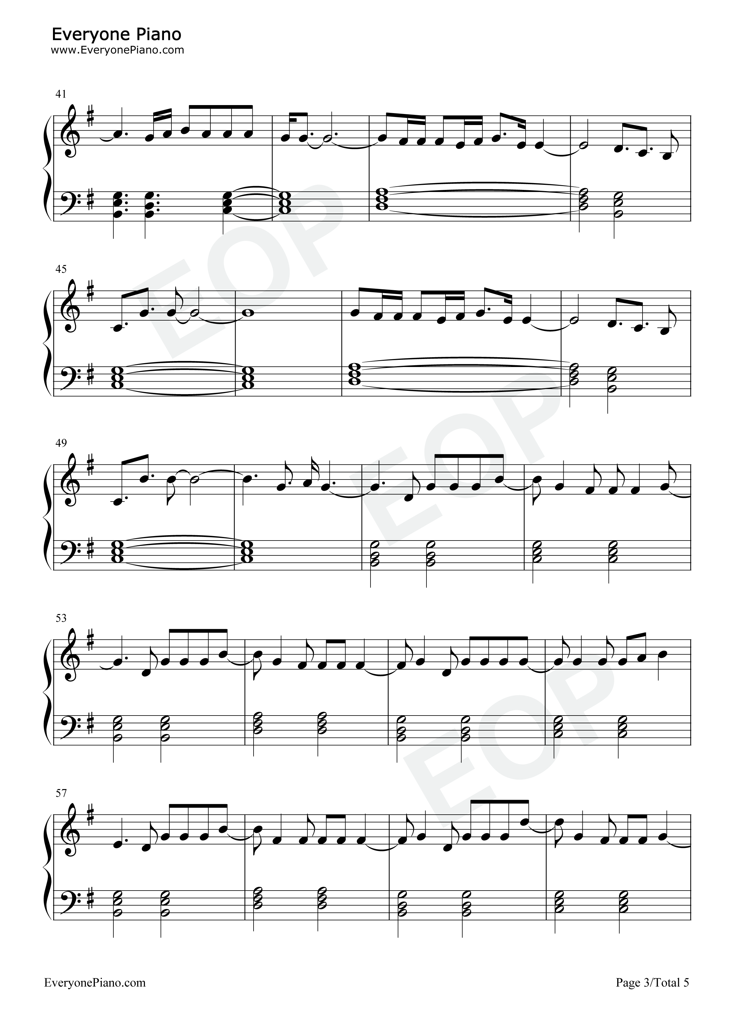 First Man钢琴谱-Camila Cabello3