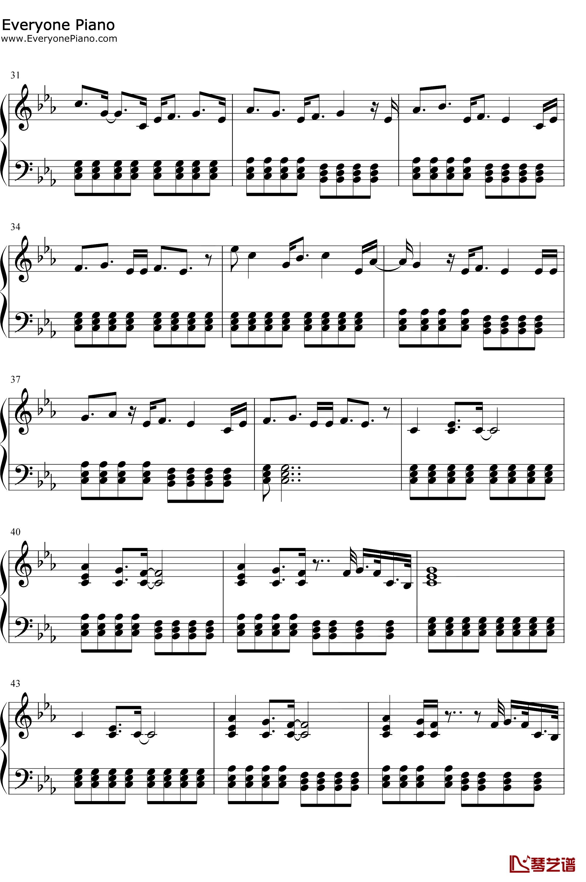 Use This Gospel钢琴谱-Kanye West3
