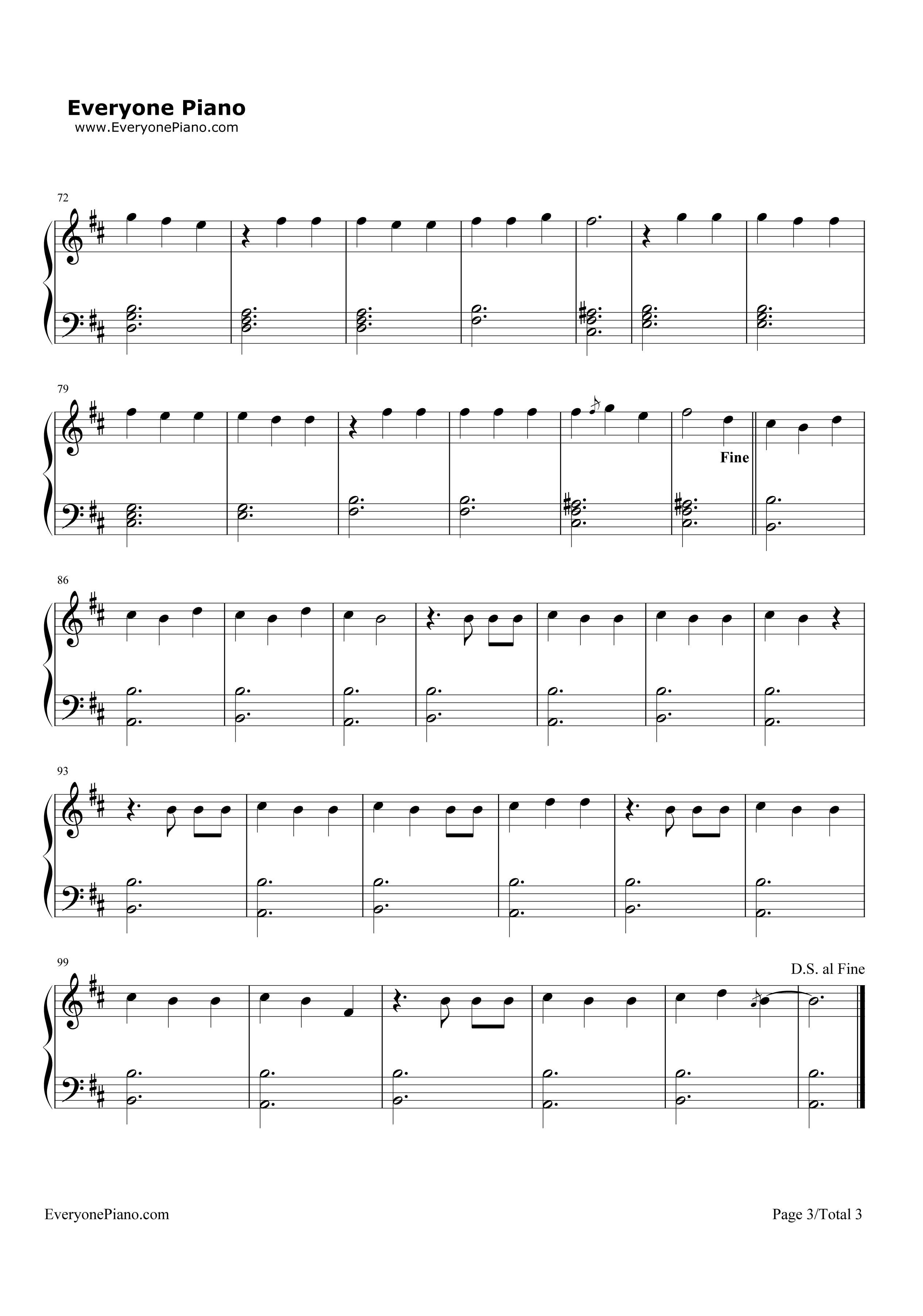 You Are The Only One钢琴谱-Sergey Lazarev3
