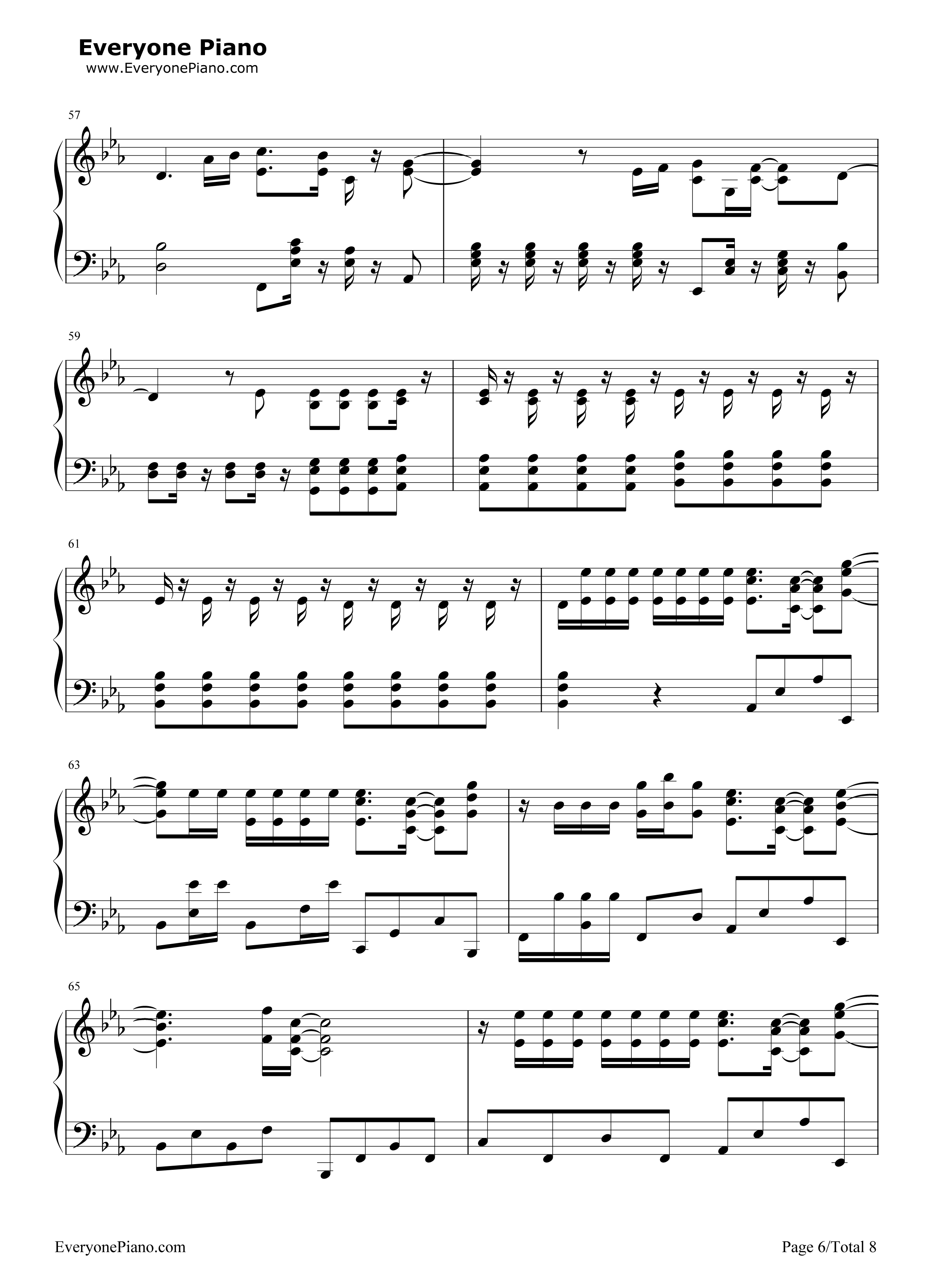 Superheroes钢琴谱-The Script6