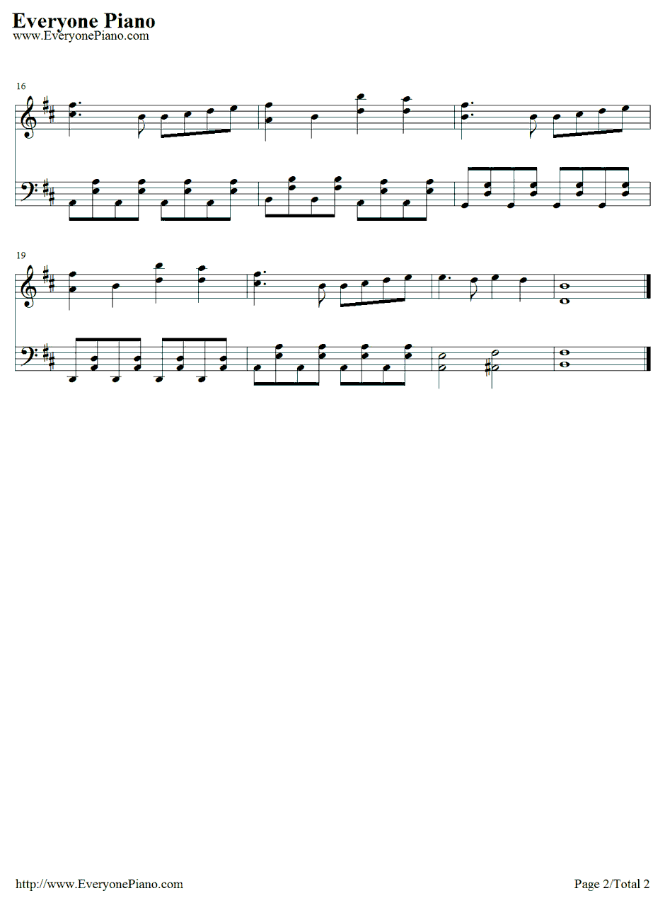 Love Don’t Die钢琴谱-TheFray2