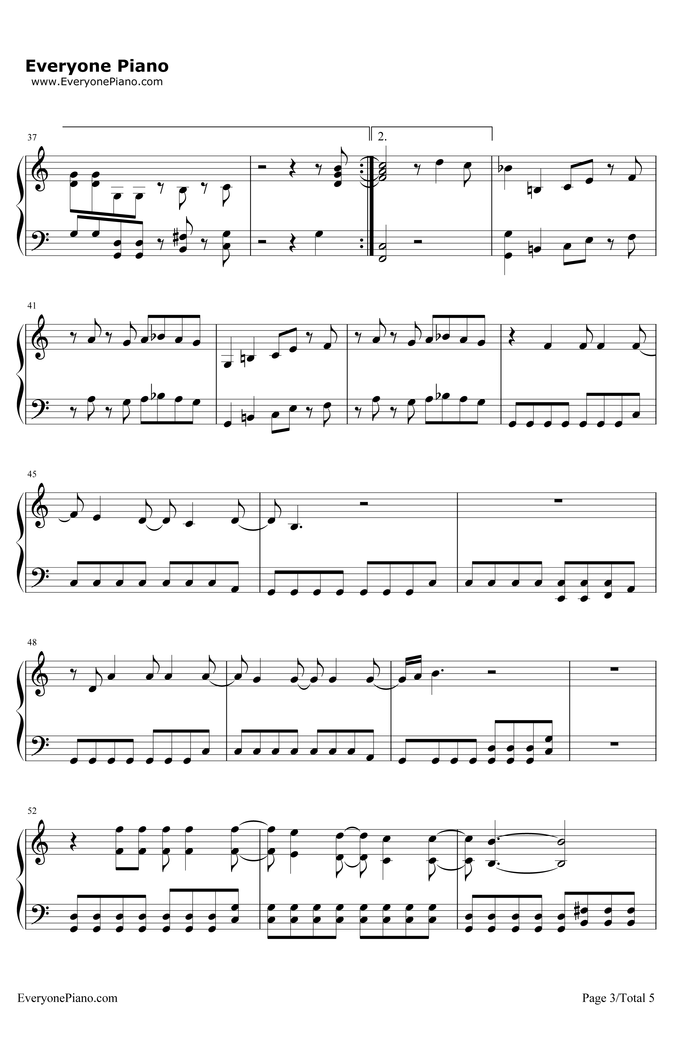GetBack钢琴谱-DemiLovato3