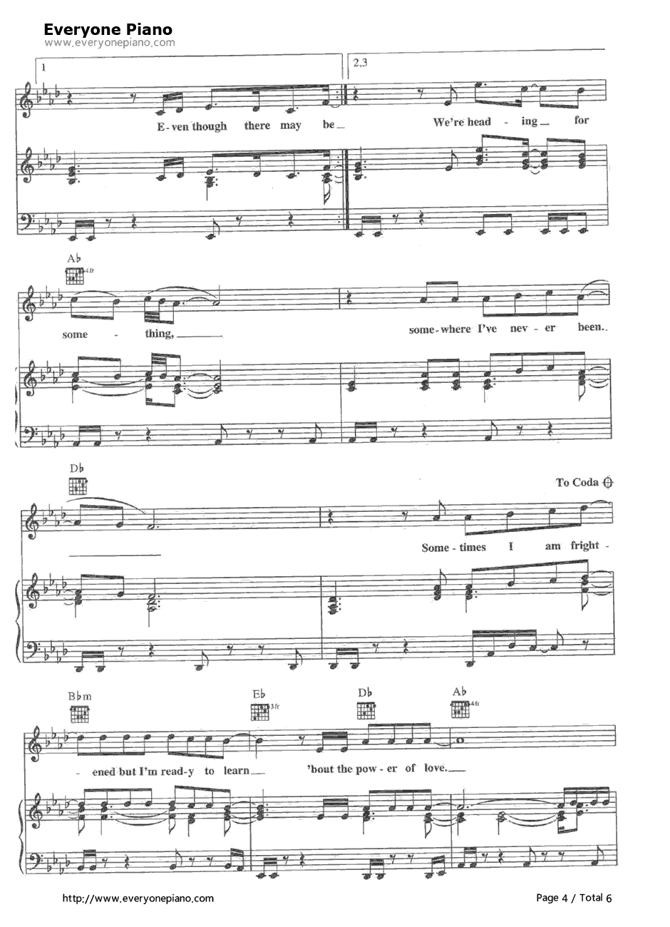 The Powero fLove钢琴谱-CelineDion4