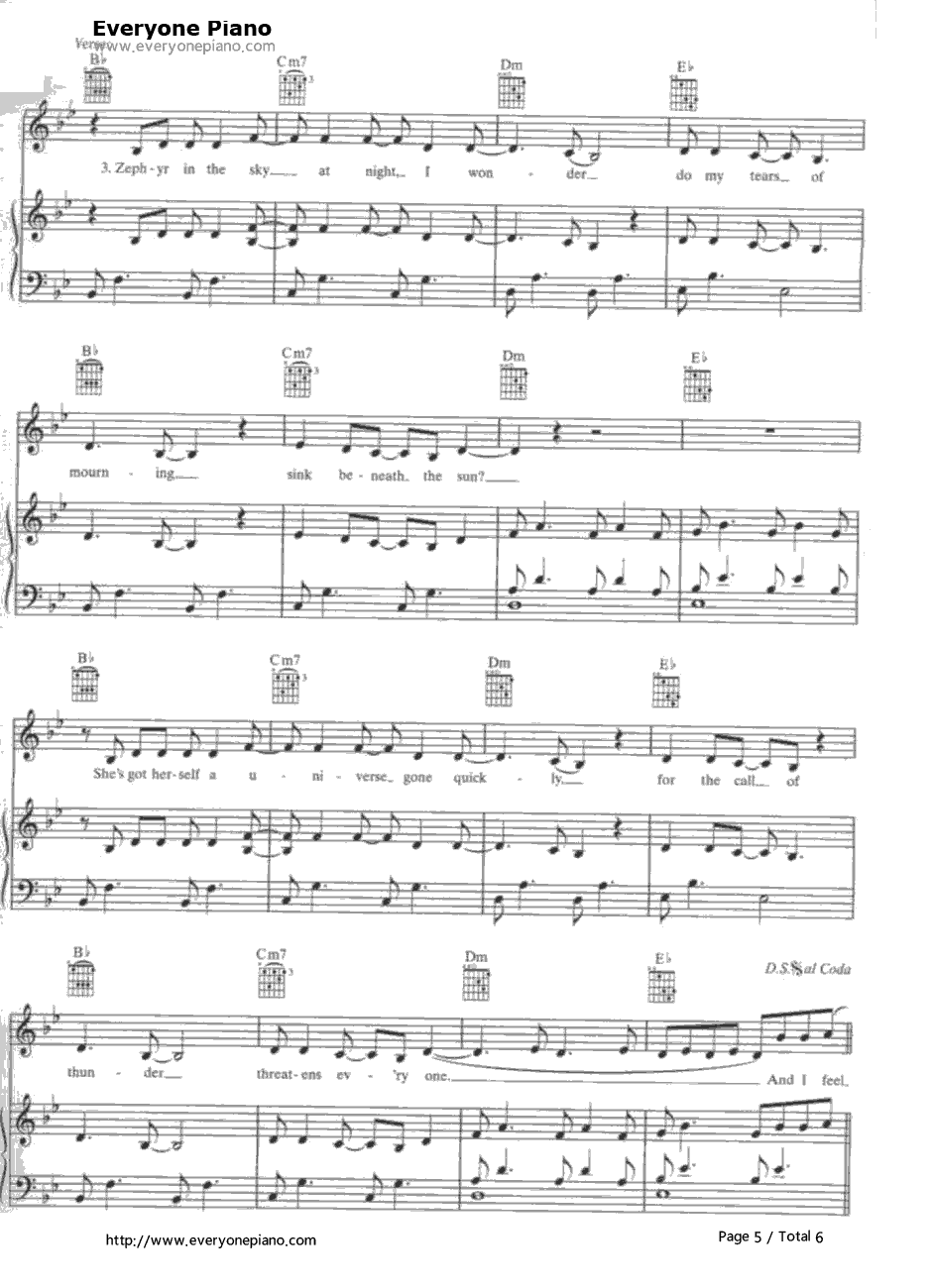 Ray of Light钢琴谱-Madonna5
