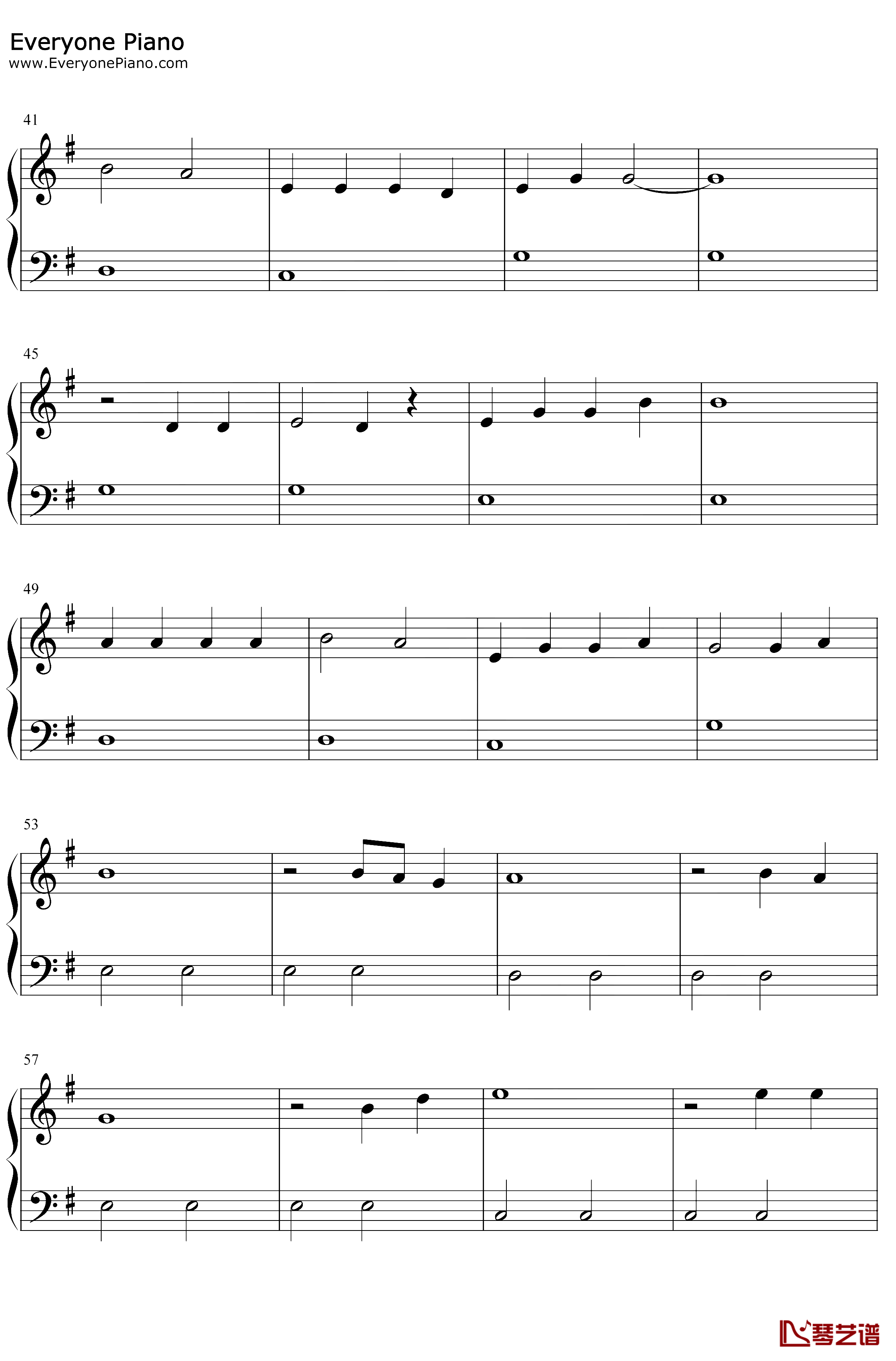 Take Me Home Country Roads钢琴谱-John Denver3