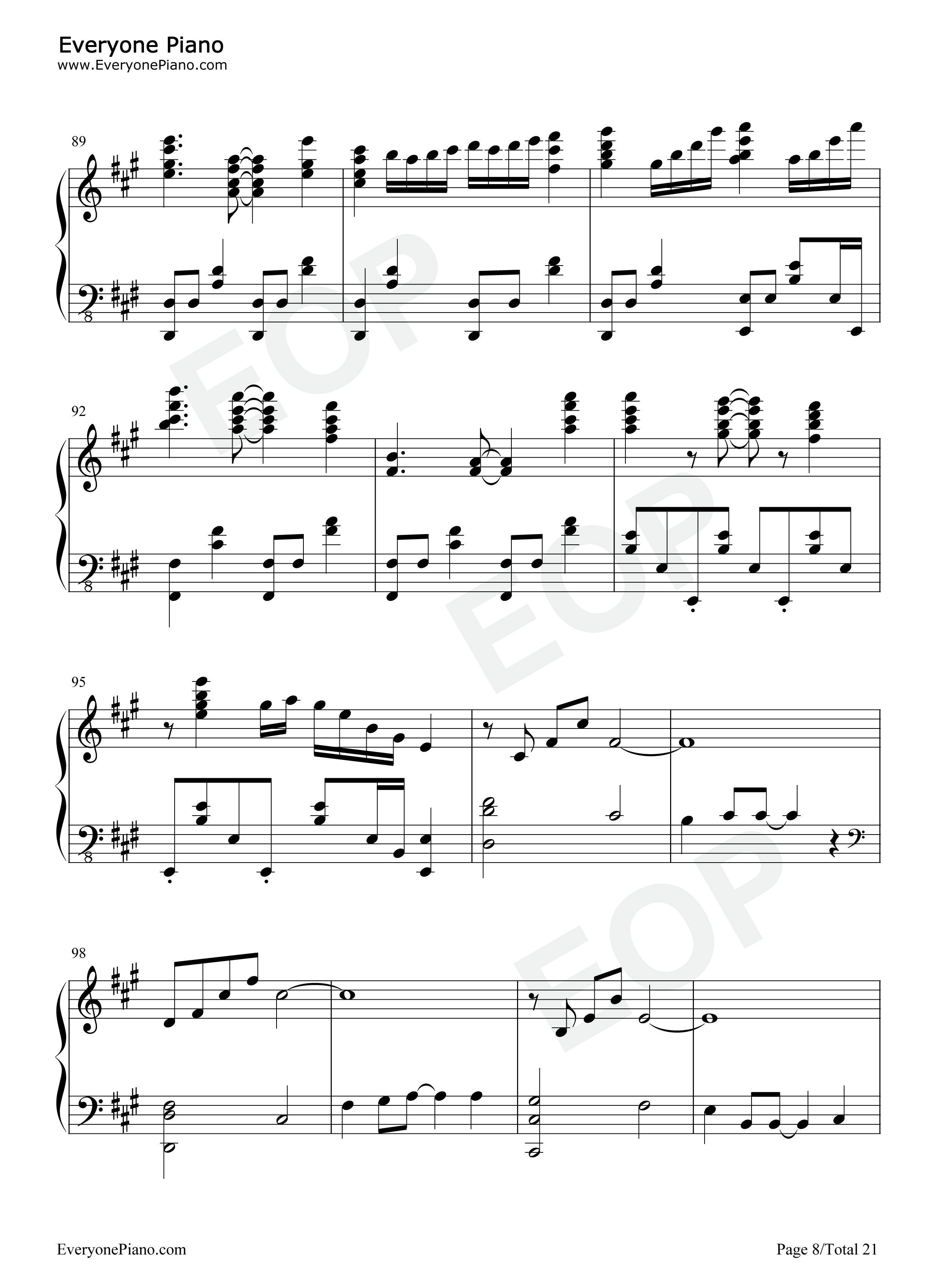 Leap of faith钢琴谱-fripSide8