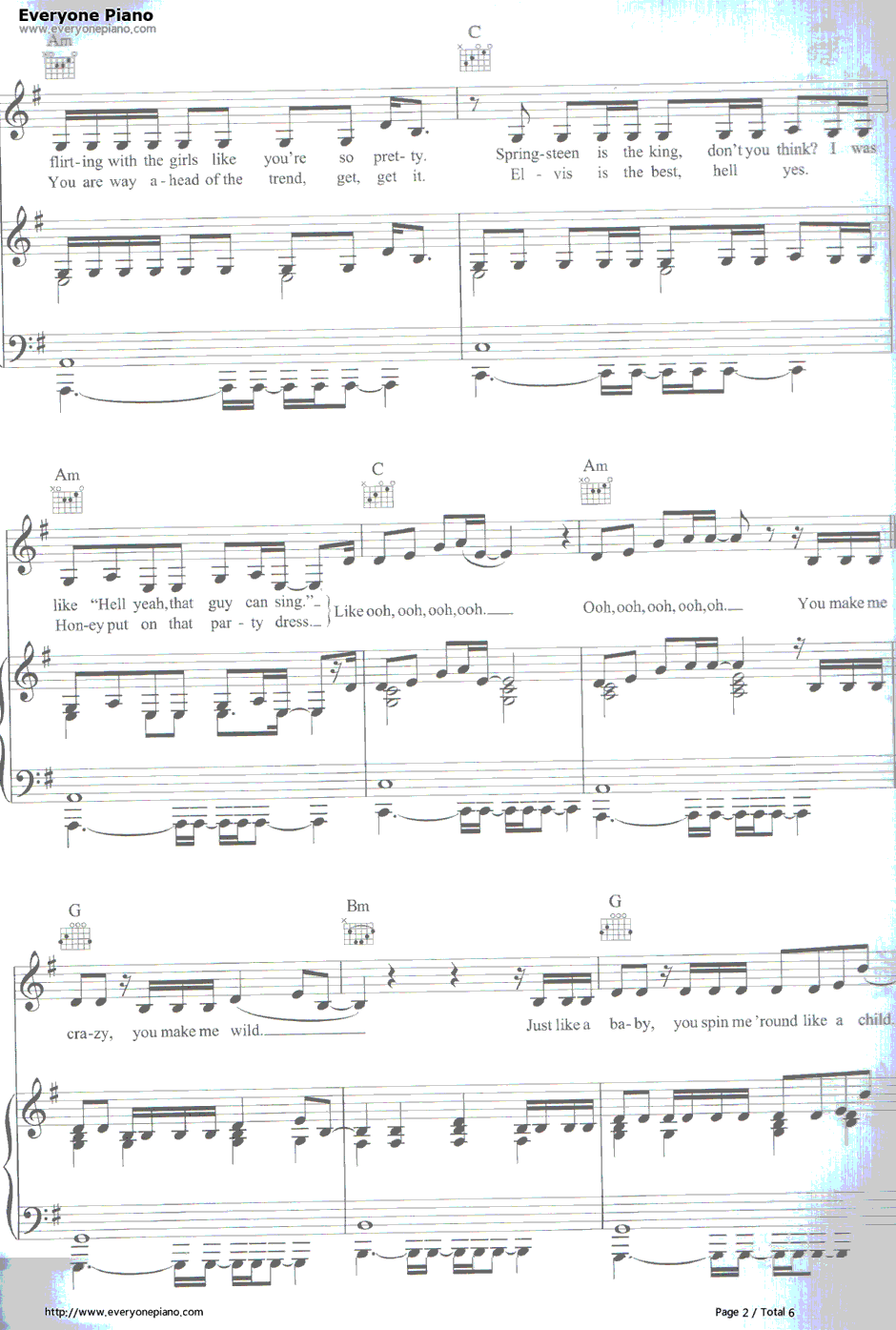American钢琴谱-LanaDelRey2