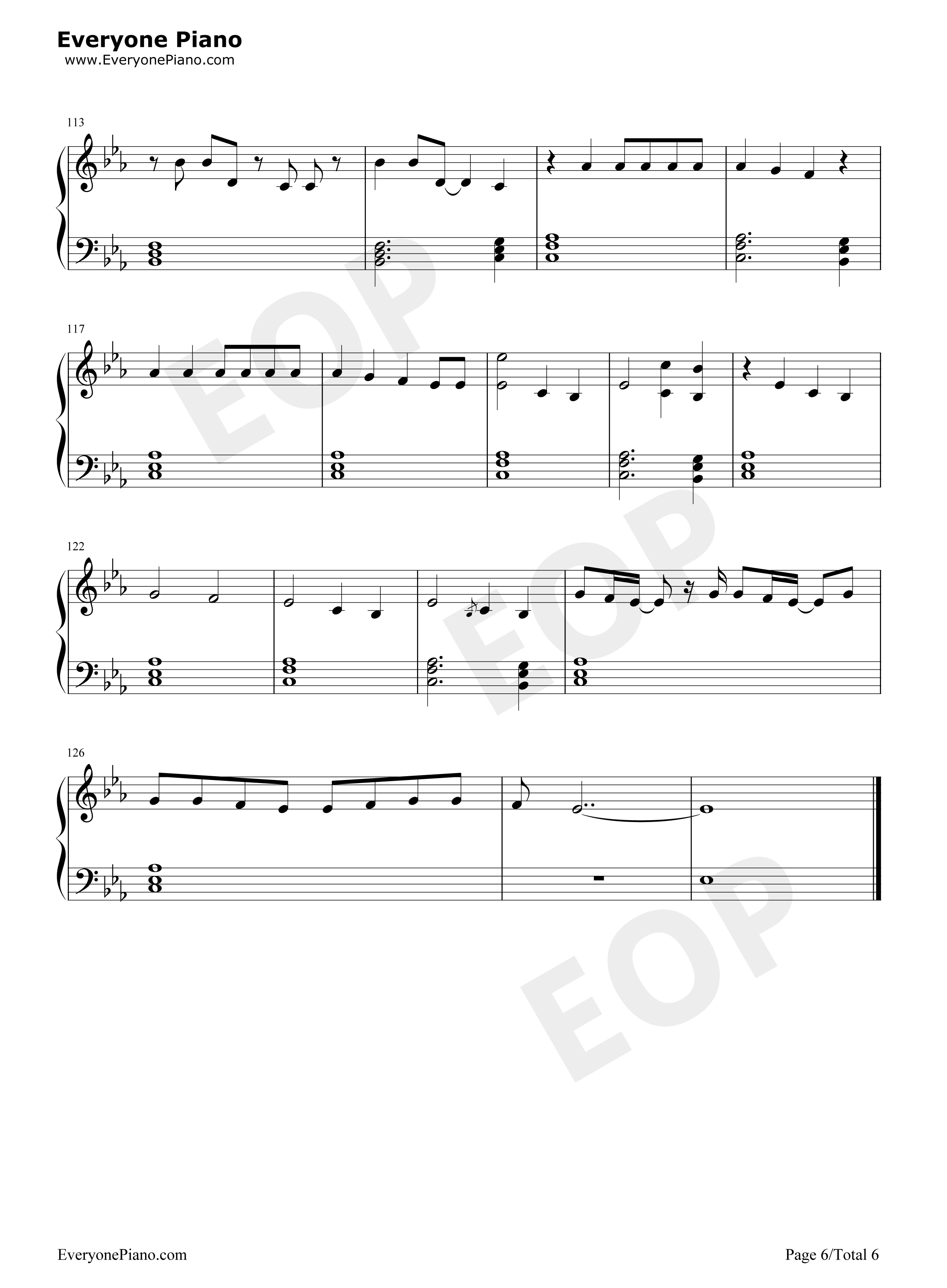 Masterpiece钢琴谱-Jessie J6
