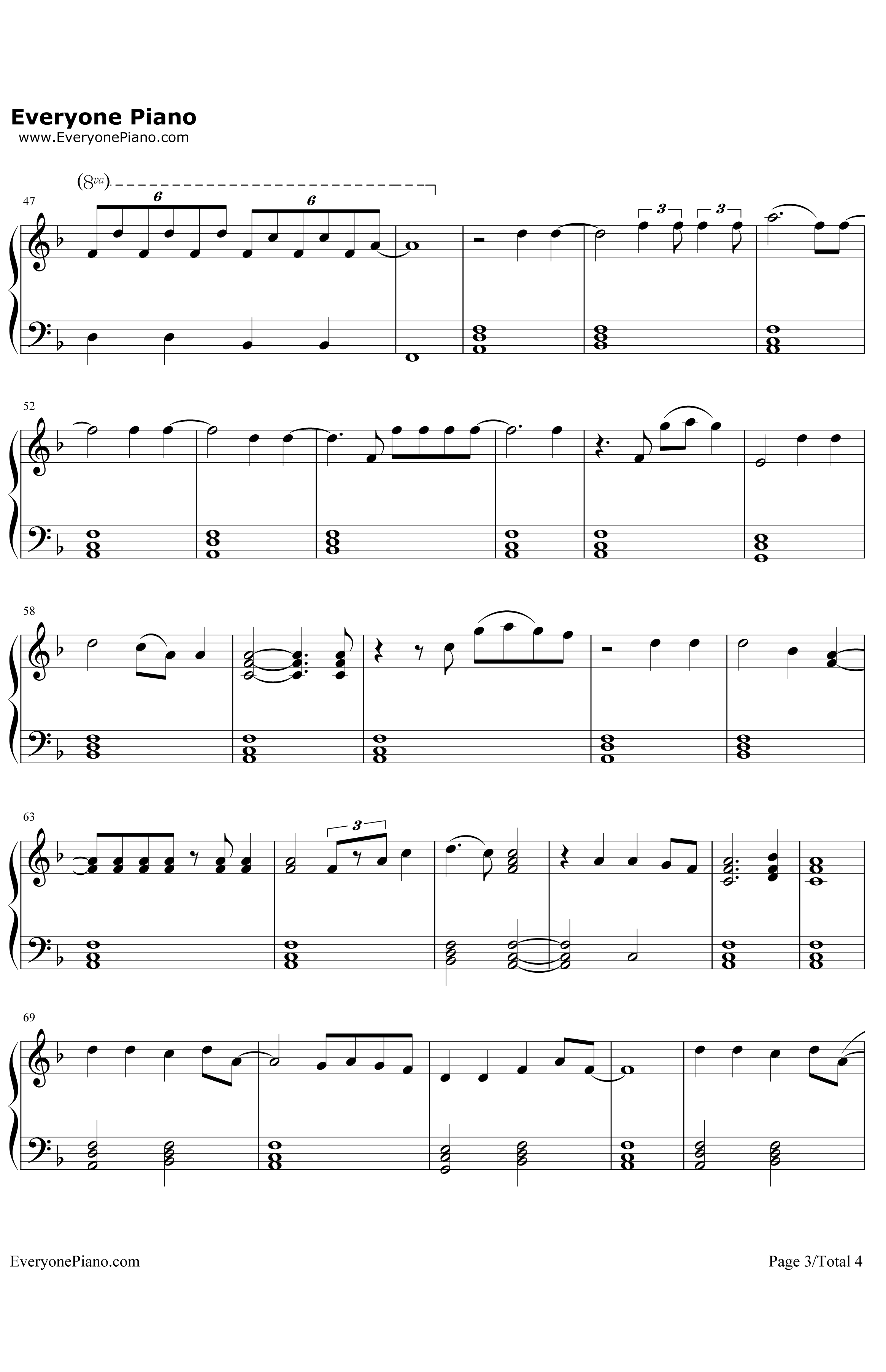 Ophelia钢琴谱-TheLumineers3