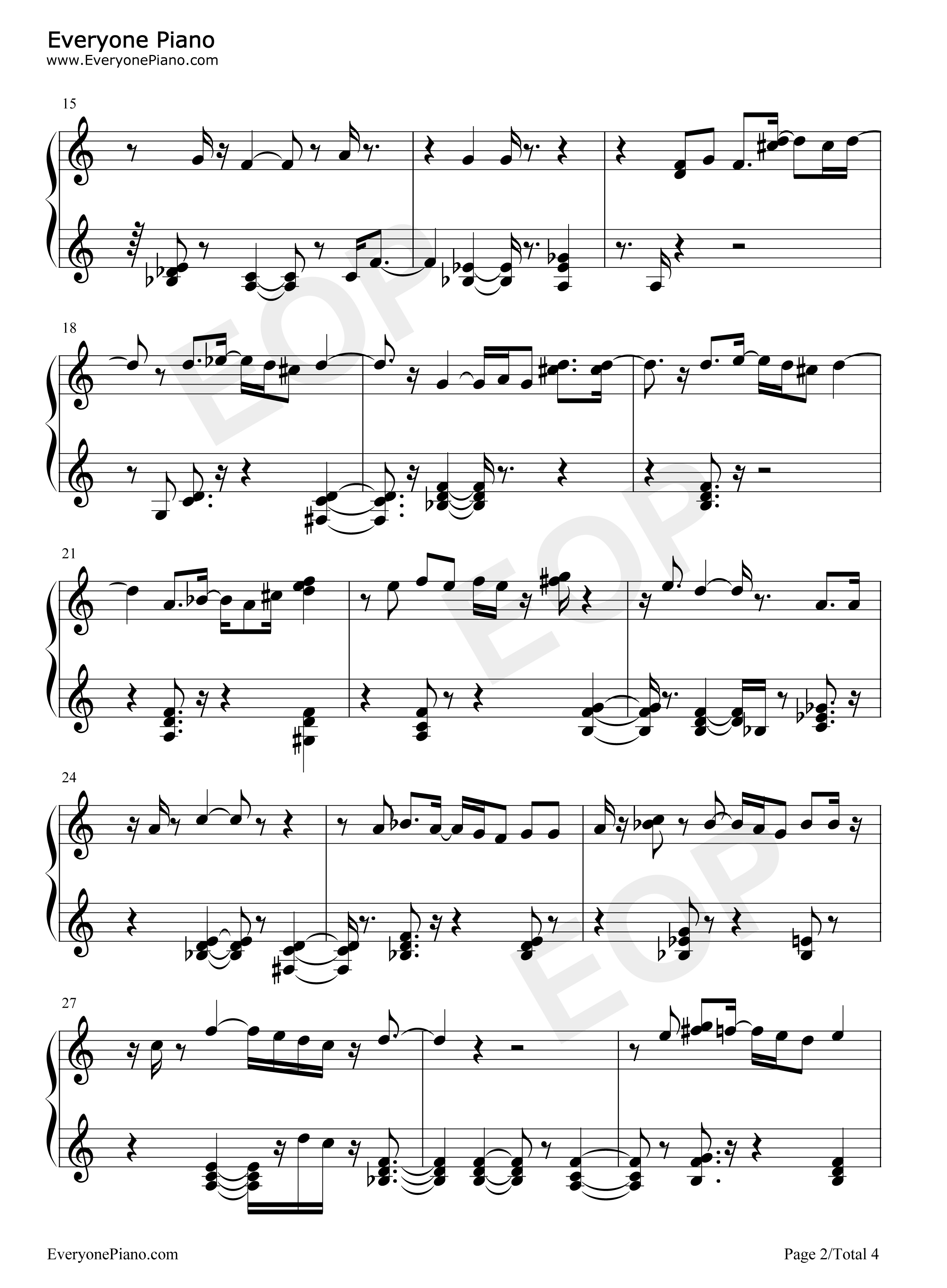 As Time Goes By钢琴谱-Herman Hupfeld2