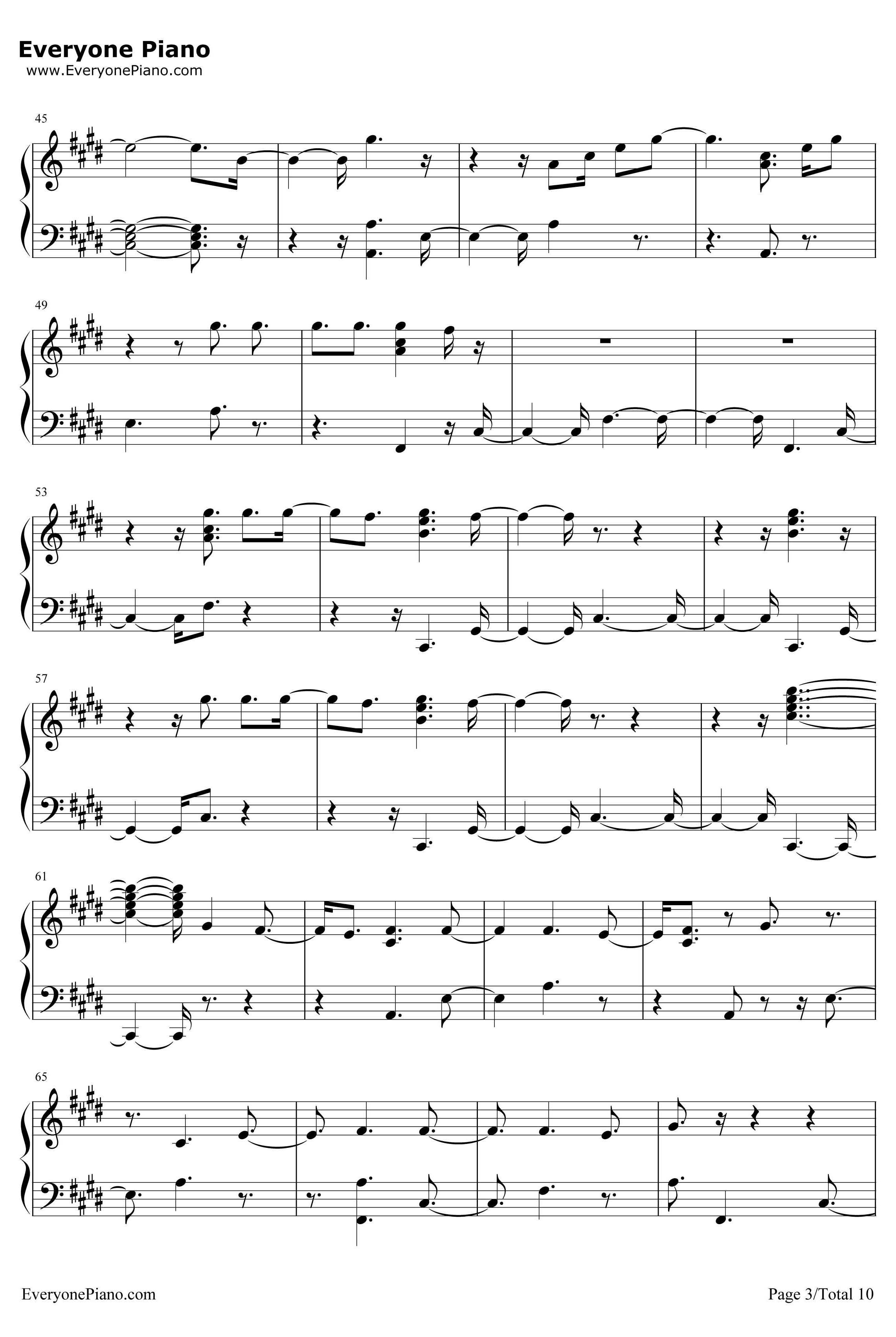 Witness钢琴谱-KatyPerry3