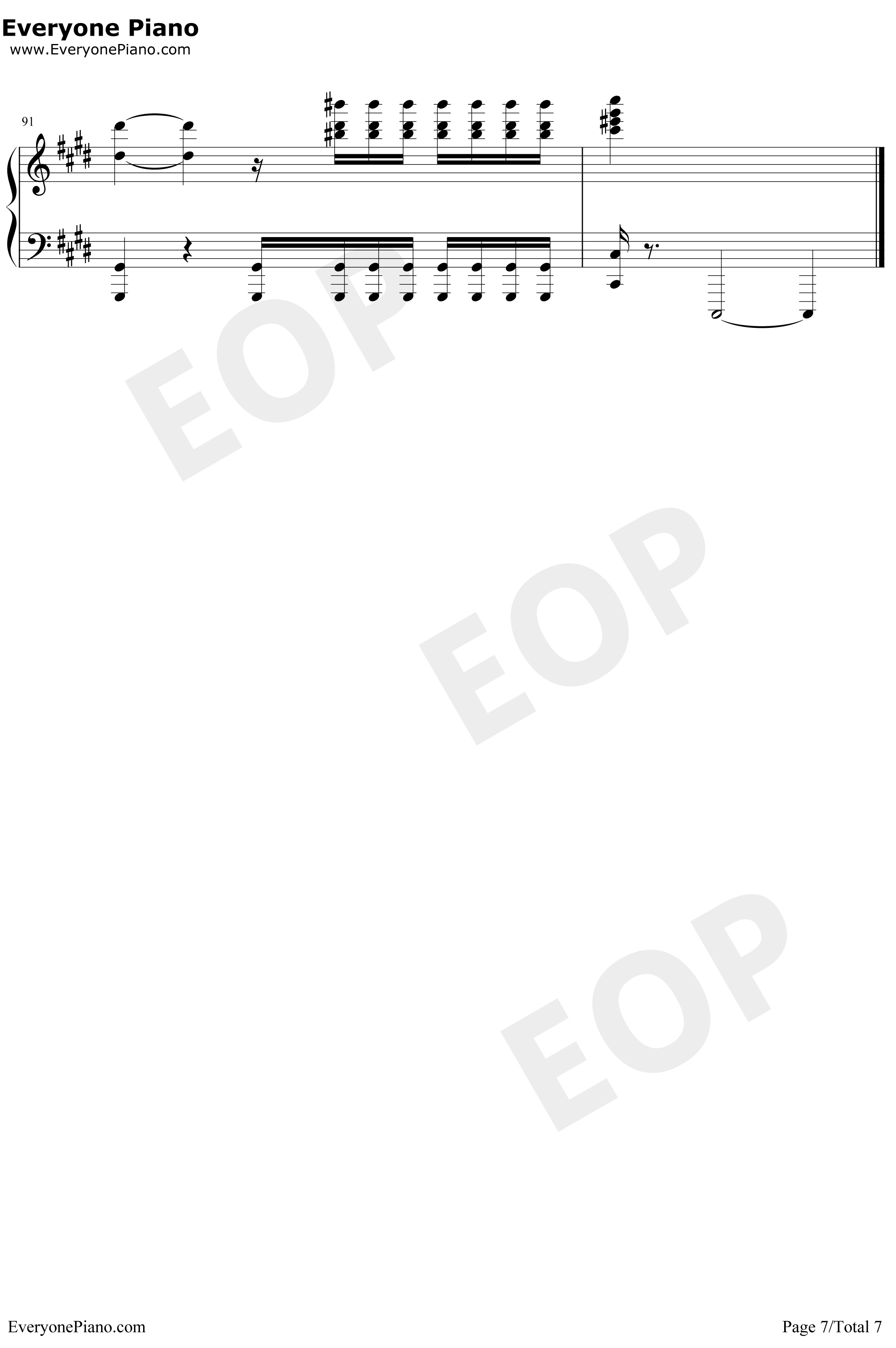 克罗地亚第二号狂想曲钢琴谱-ELLOCZ-克罗地亚第二号狂想曲7