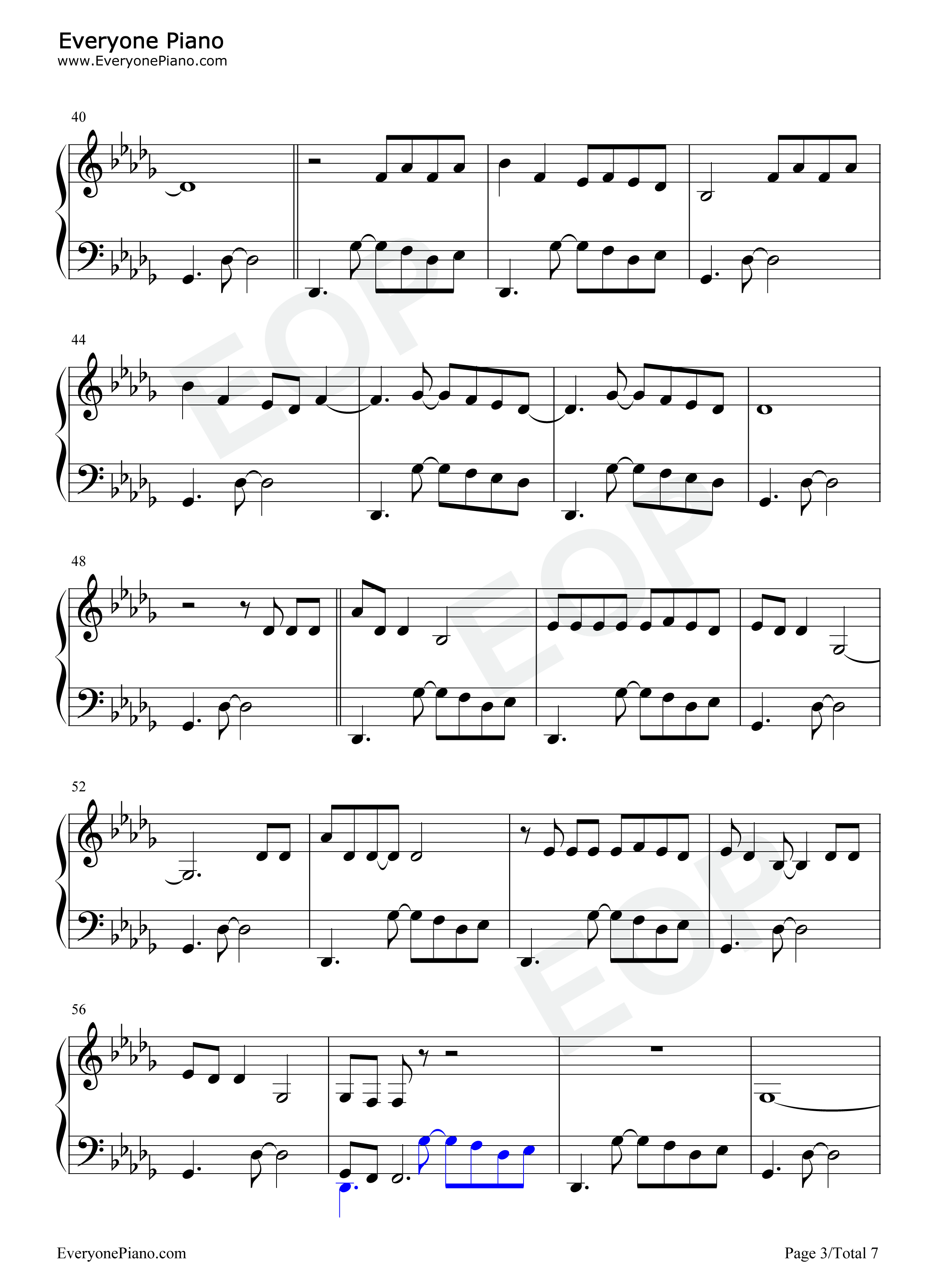 Evermore钢琴谱-Taylor Swift Bon Iver3