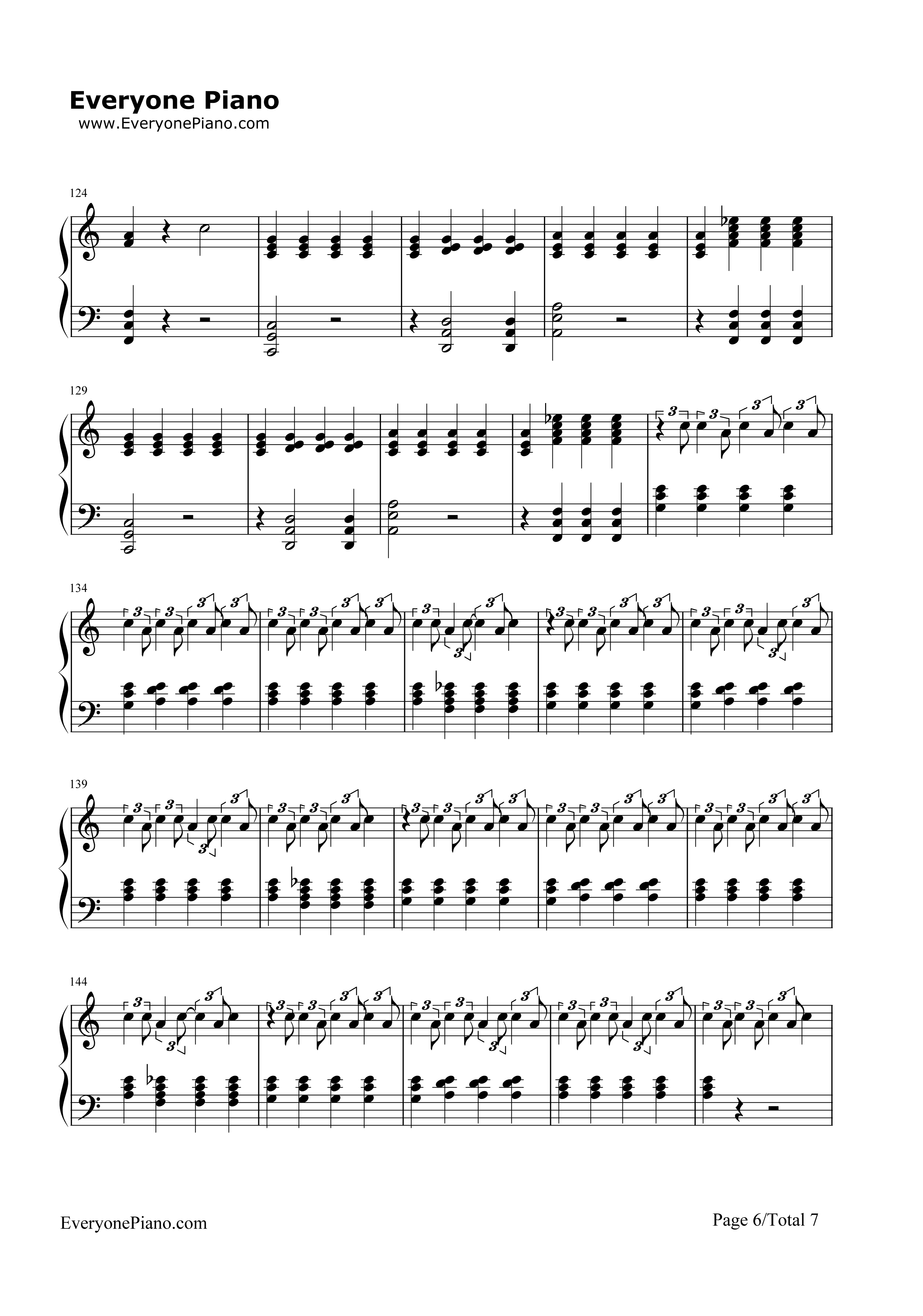 Migraine钢琴谱-Twenty One Pilots6