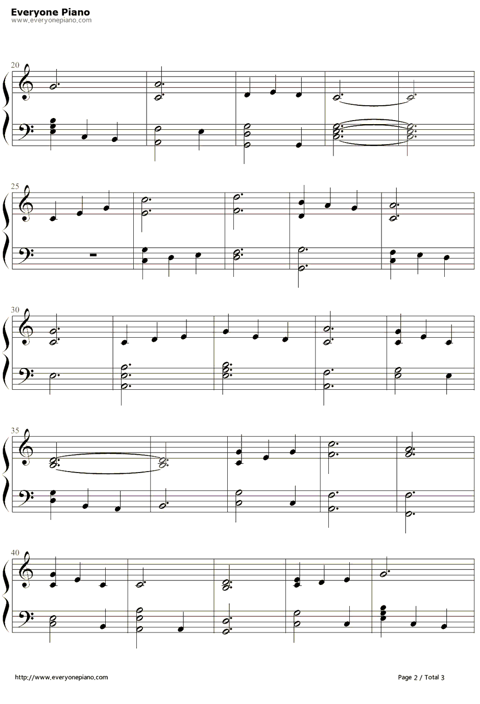Morning Has Broken钢琴谱-CatStevens2
