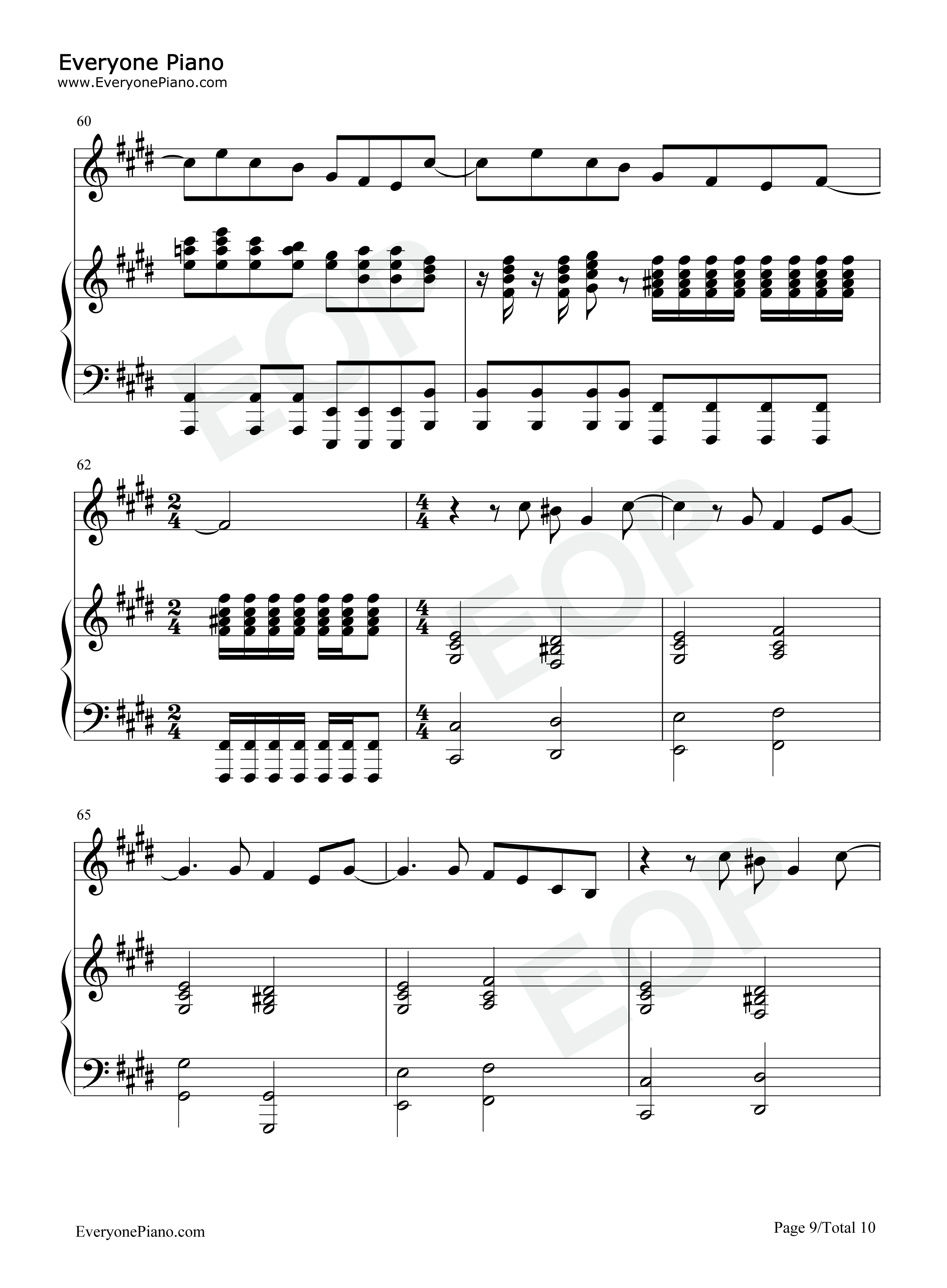Can't Pretend钢琴谱-Tom Odell9