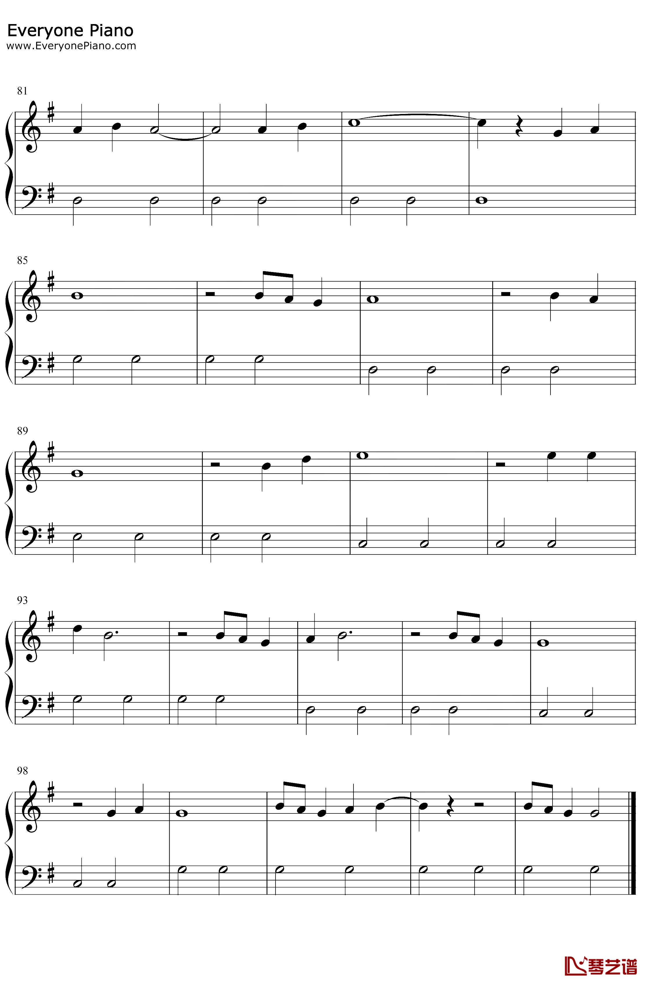 Take Me Home Country Roads钢琴谱-John Denver5