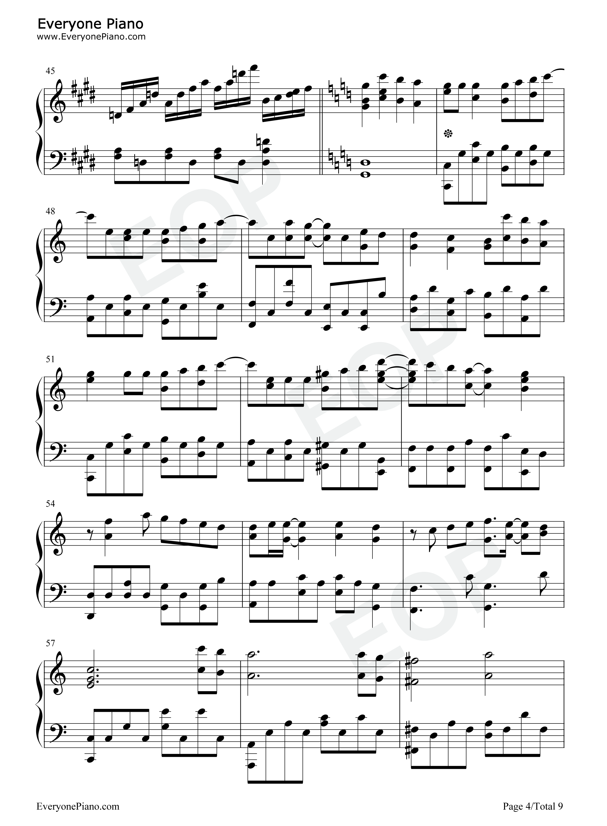 My Friend钢琴谱-Zard4