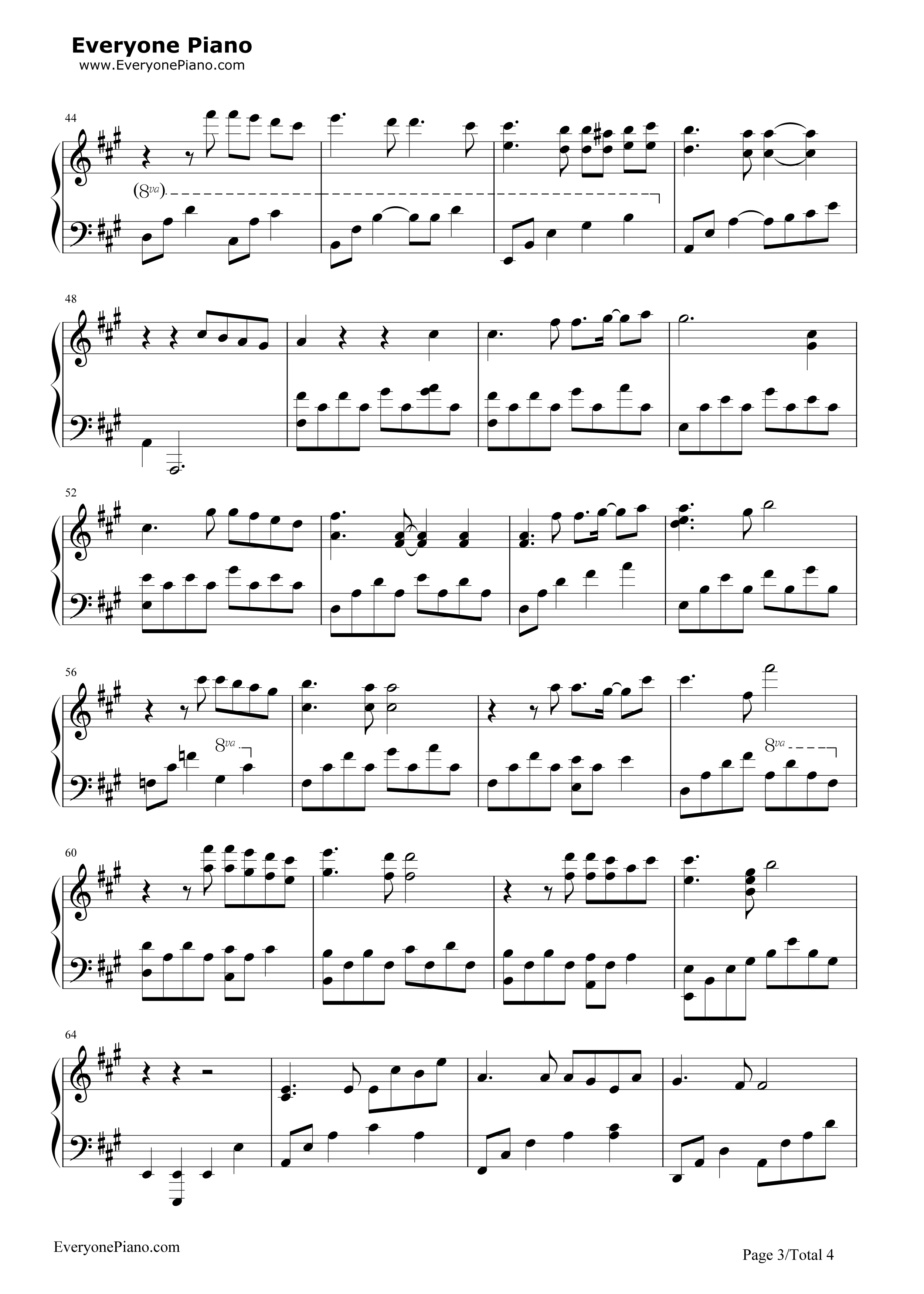 November钢琴谱-金允3