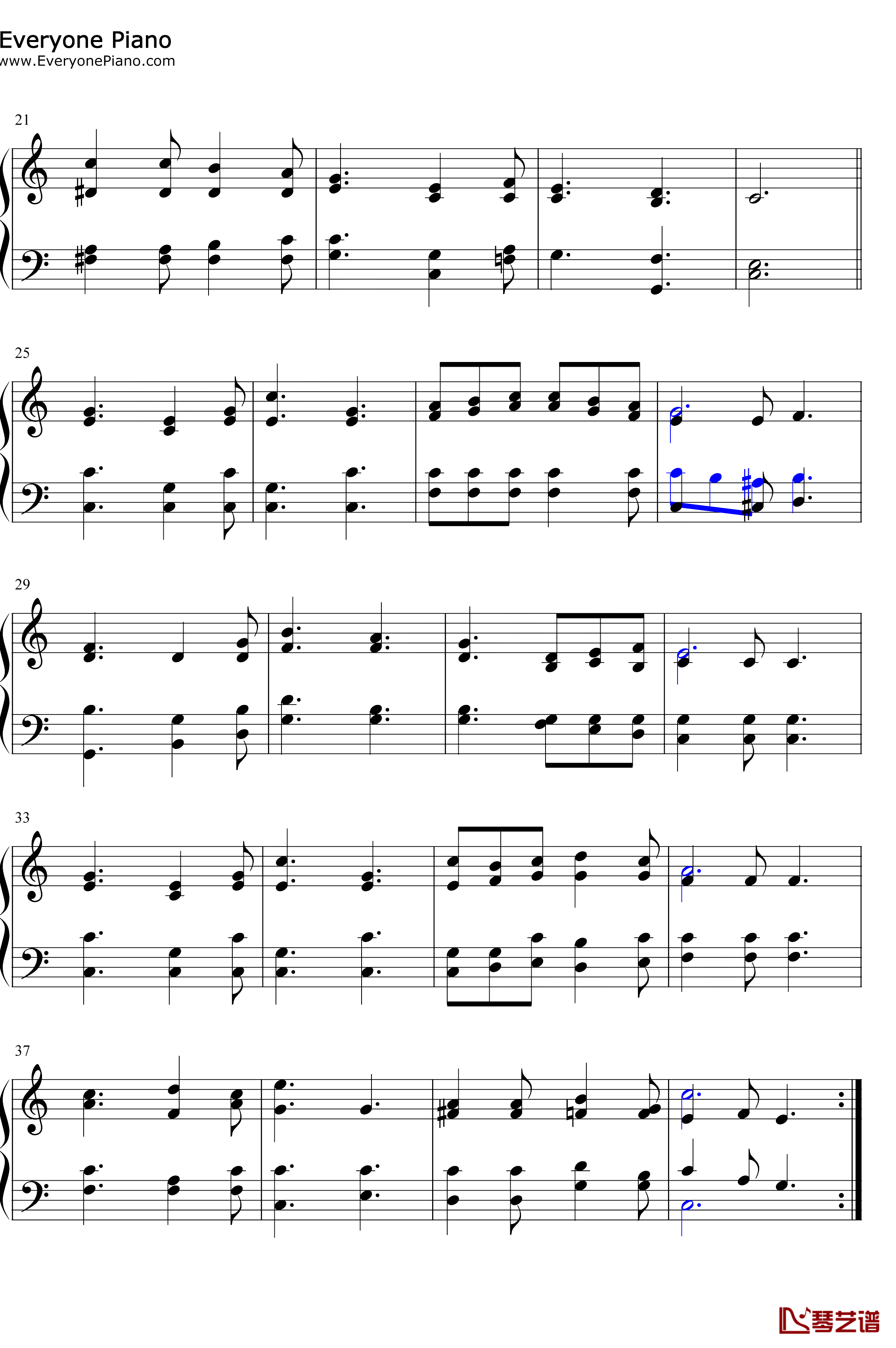 Serve the Lord with Gladness钢琴谱-B.B.McKinney2