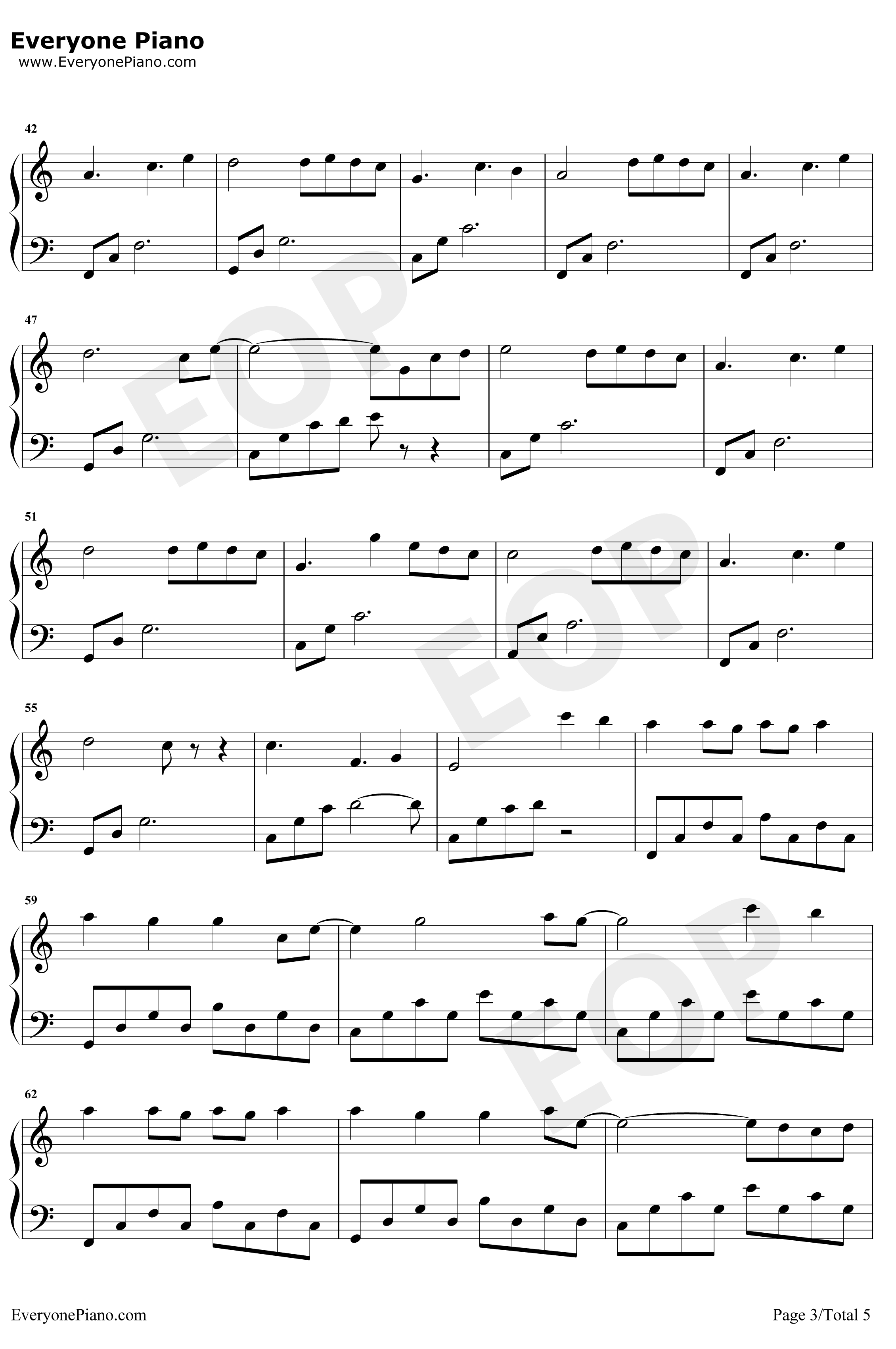 What Are Words钢琴谱-ChrisMedina-原版3