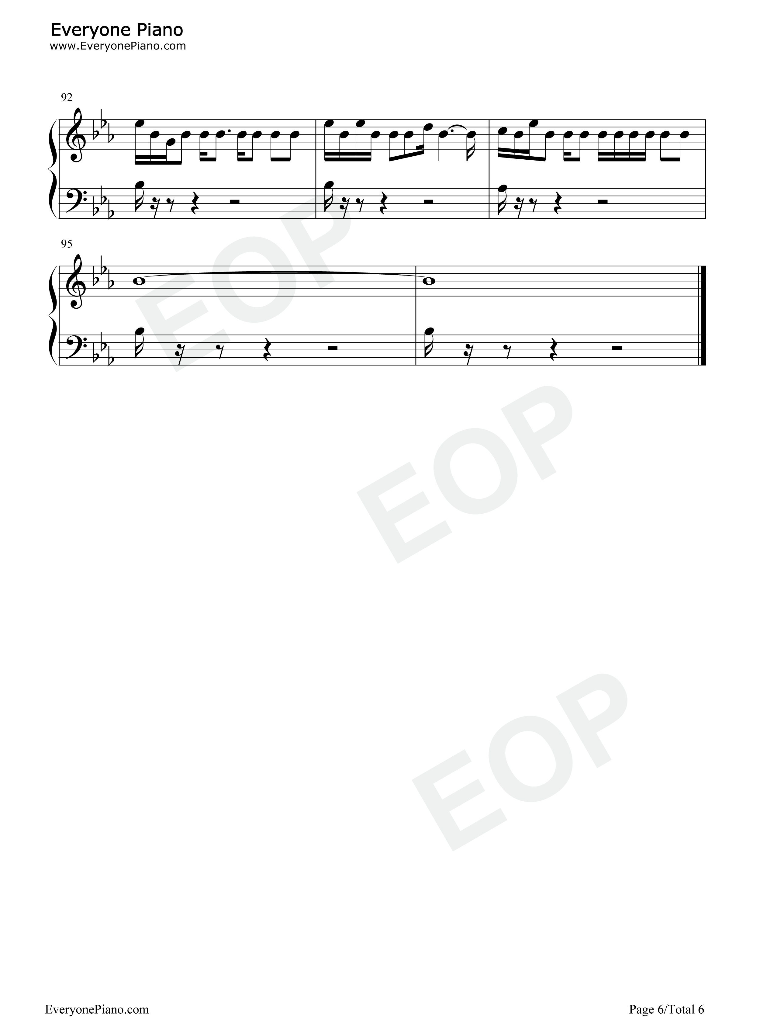 Stupid Love钢琴谱-Lady Gaga6