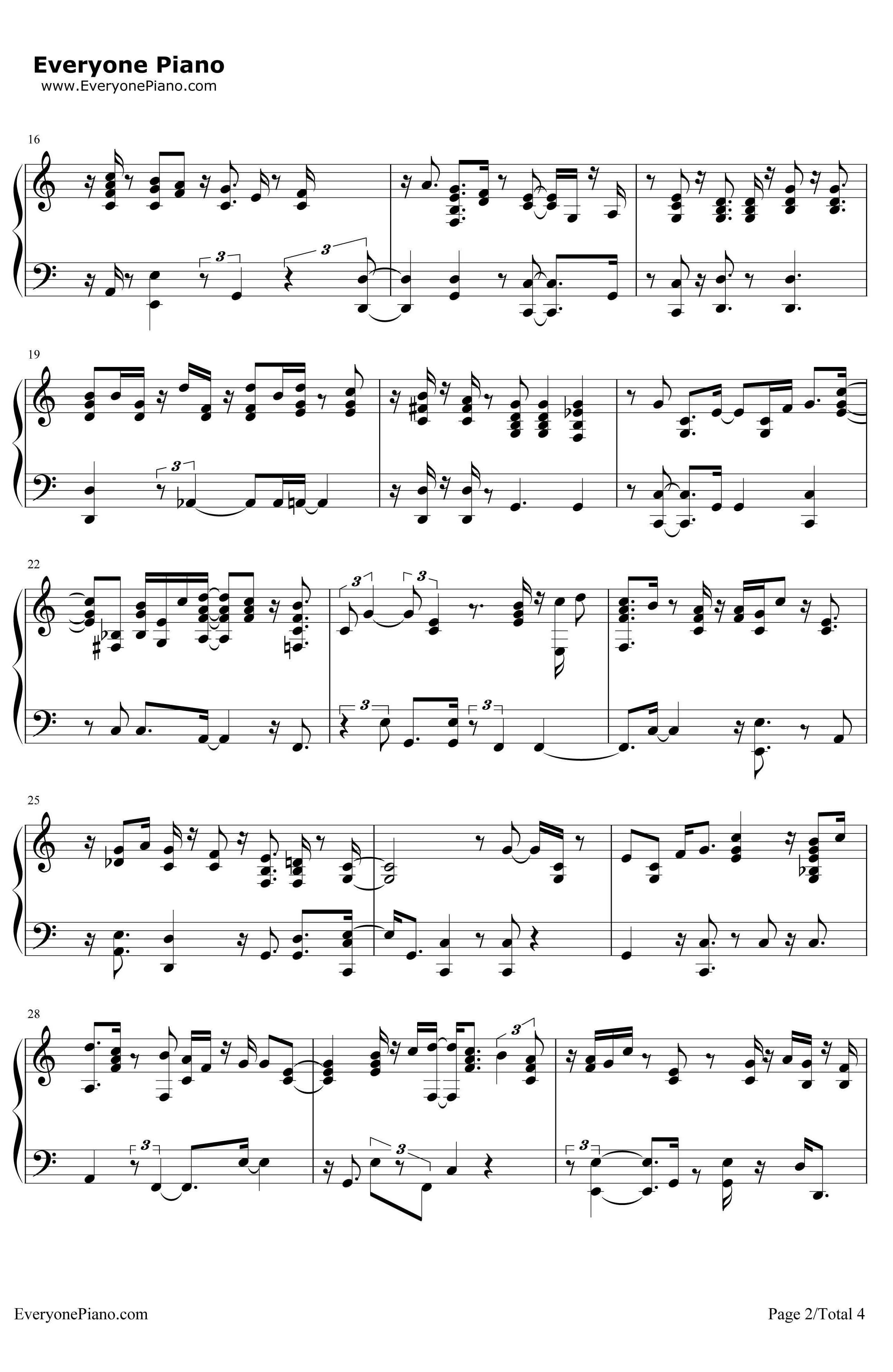 Frosty the Snowman钢琴谱-Gene Autry/The Cass County Boys-圣诞歌曲2