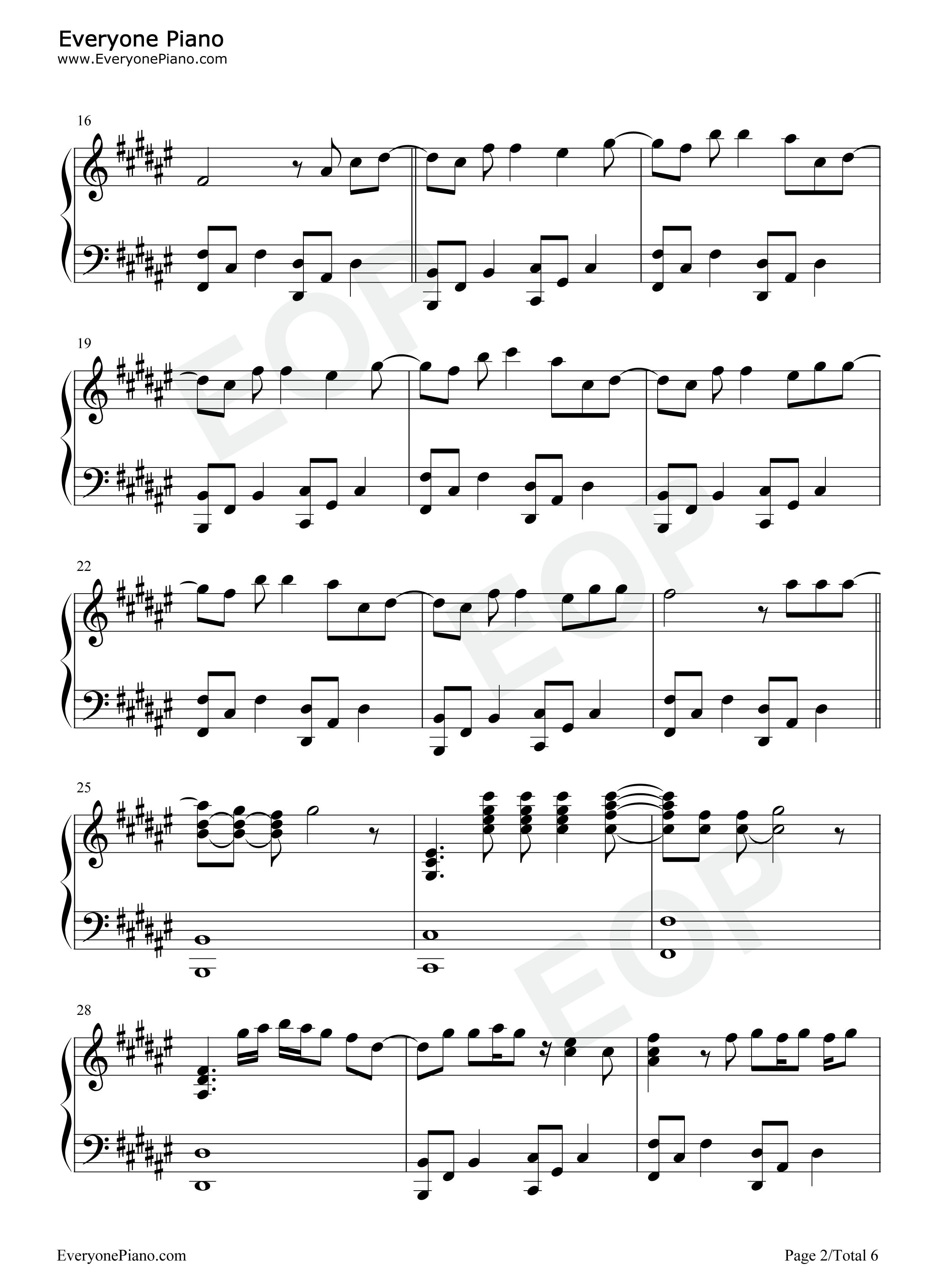 So Hot You Are Hurting My Feelings钢琴谱-Caroline Polachek2