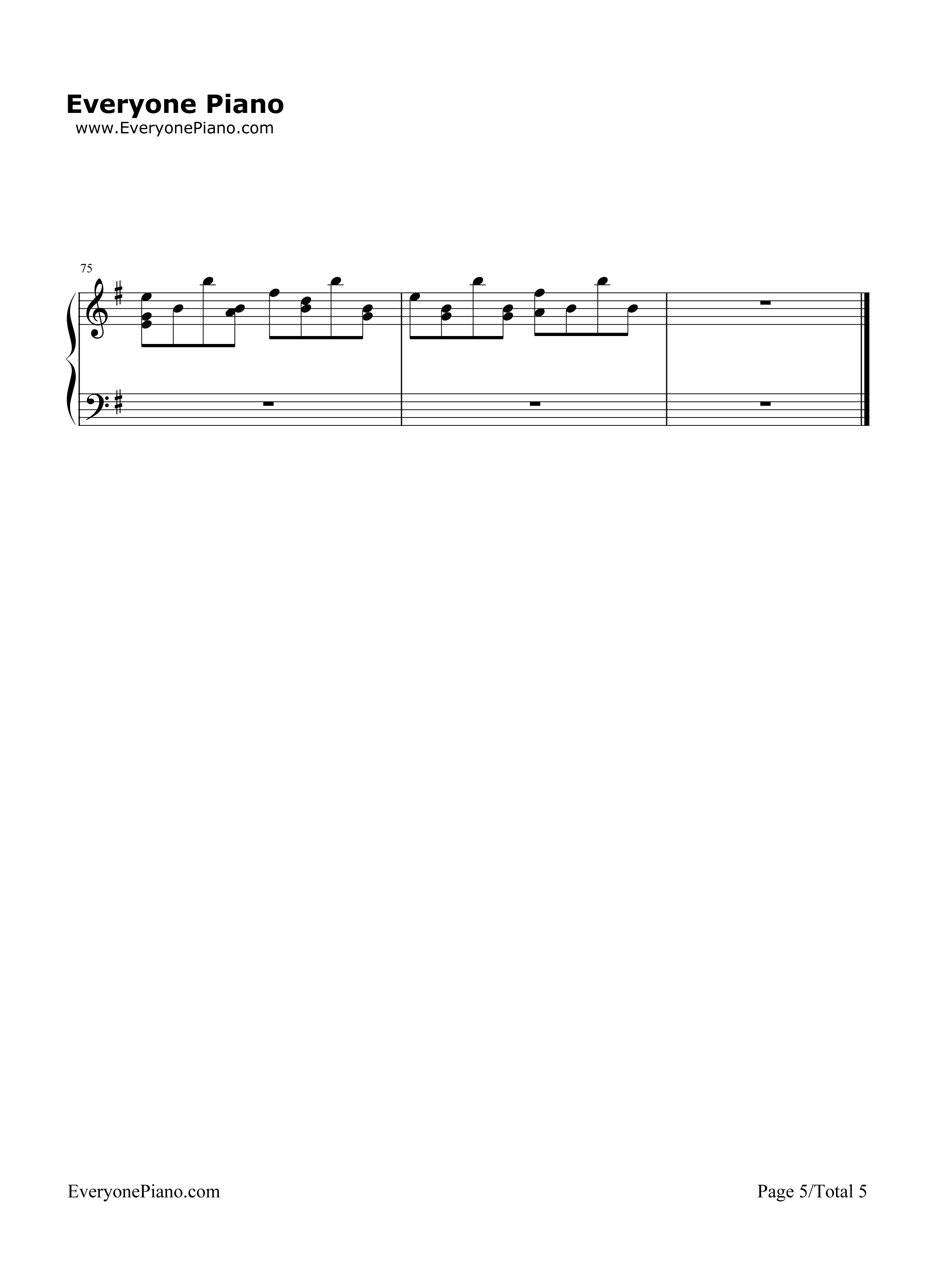 Requiem钢琴谱-柊奈绪5