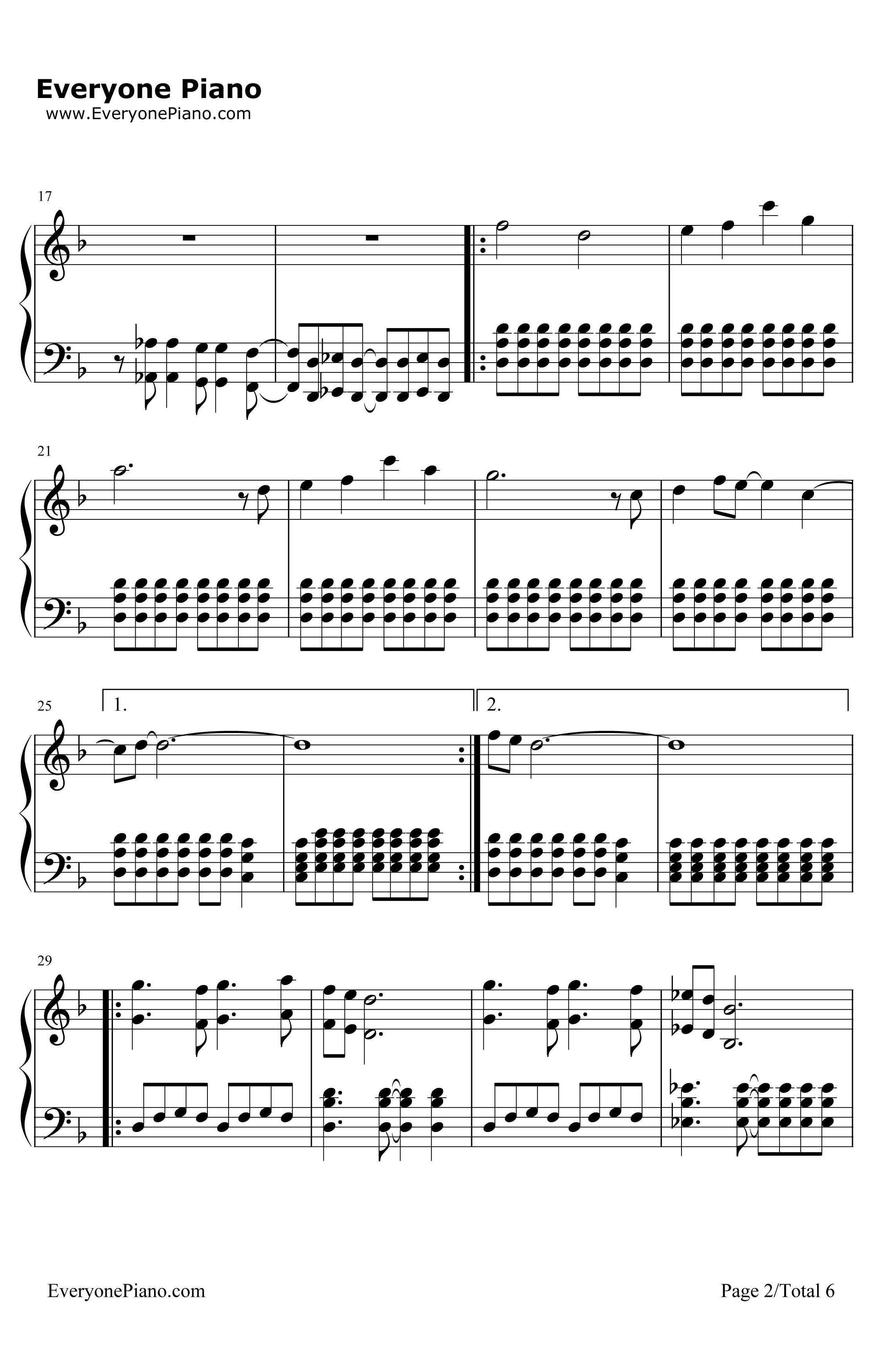 Amaranth钢琴谱-Nightwish2
