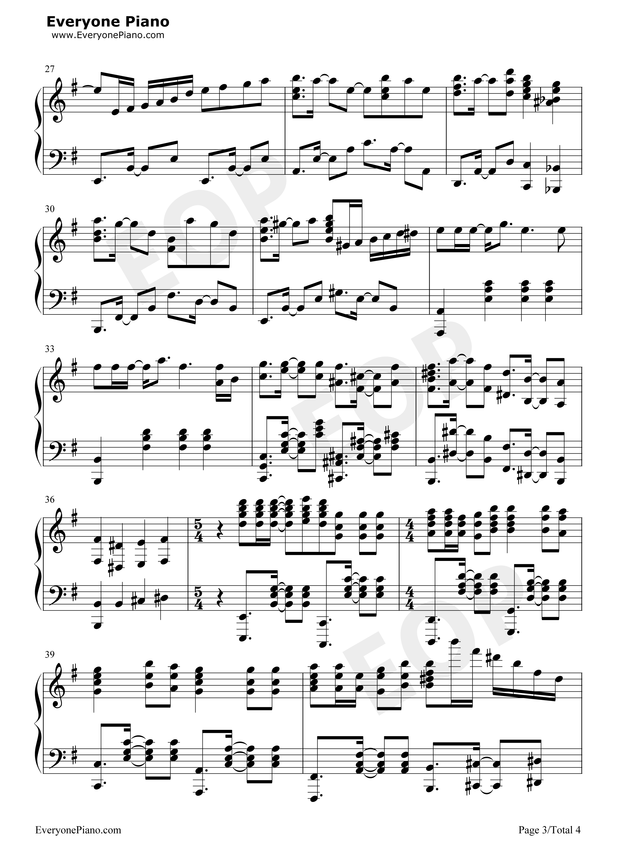 星が降るユメ钢琴谱-蓝井艾露3
