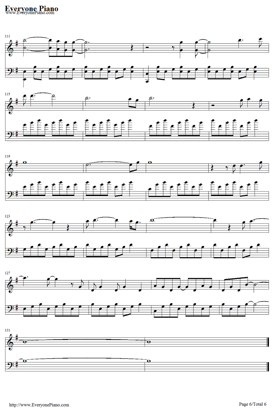 Something in the Water钢琴谱-CarrieUnderwood6
