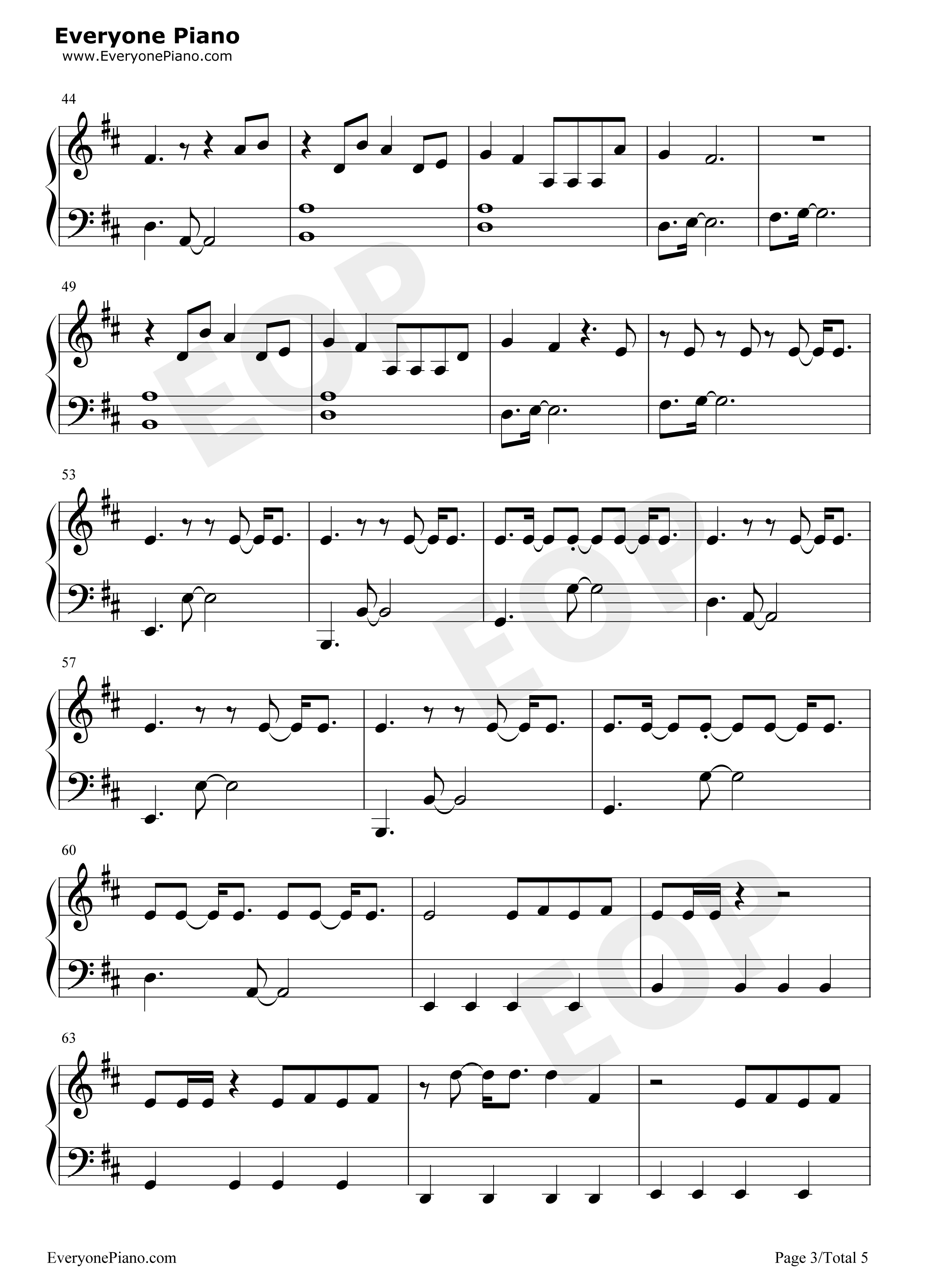 Dont Start Now钢琴谱-Dua Lipa3