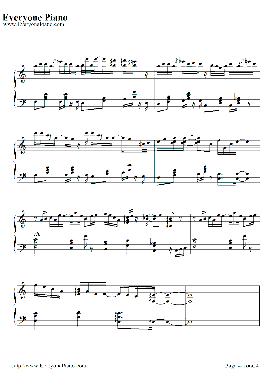 Say You LoveMe钢琴谱-PattiAustin4