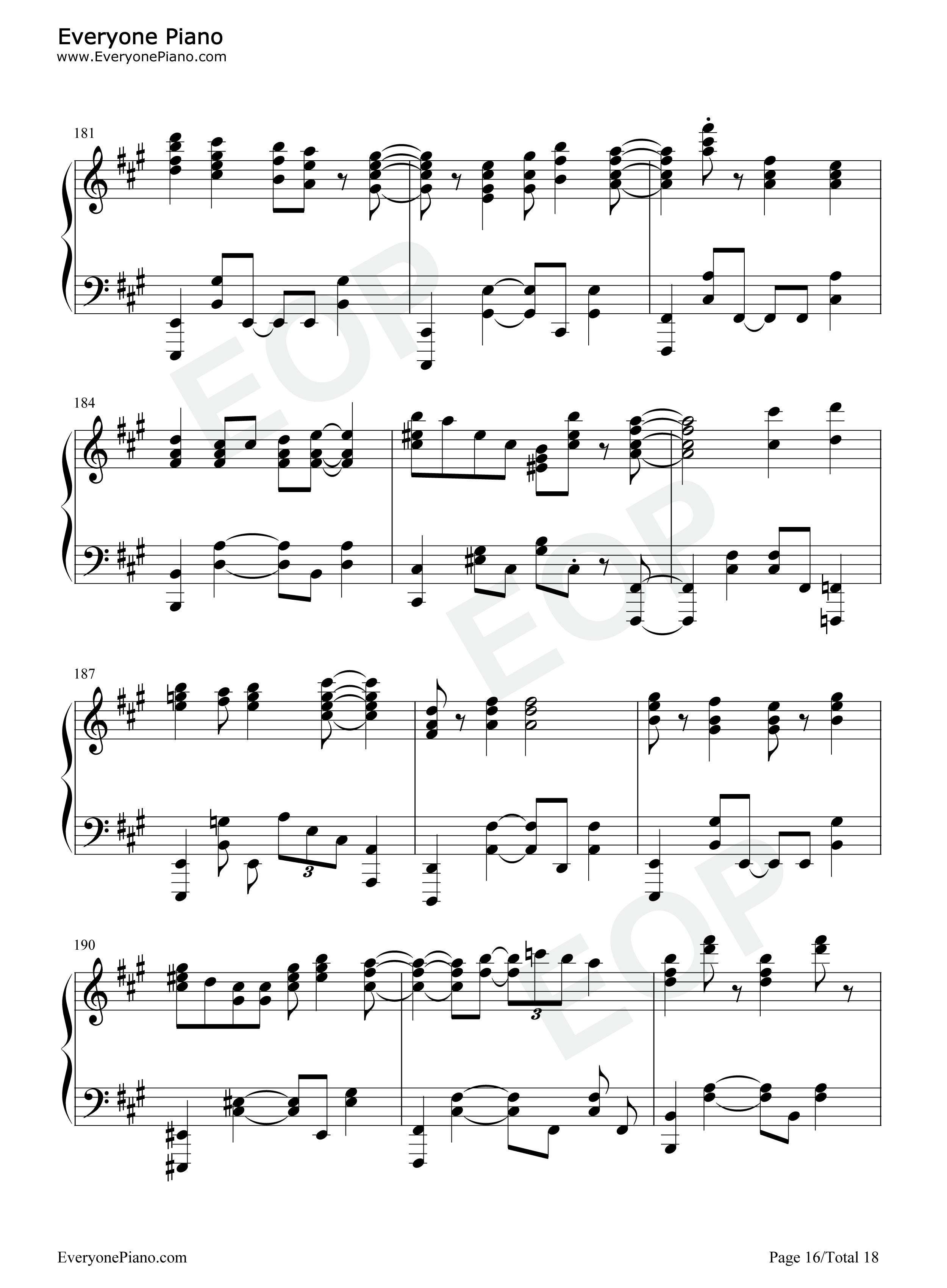 ぐだふわエブリデー钢琴谱-悠木碧16