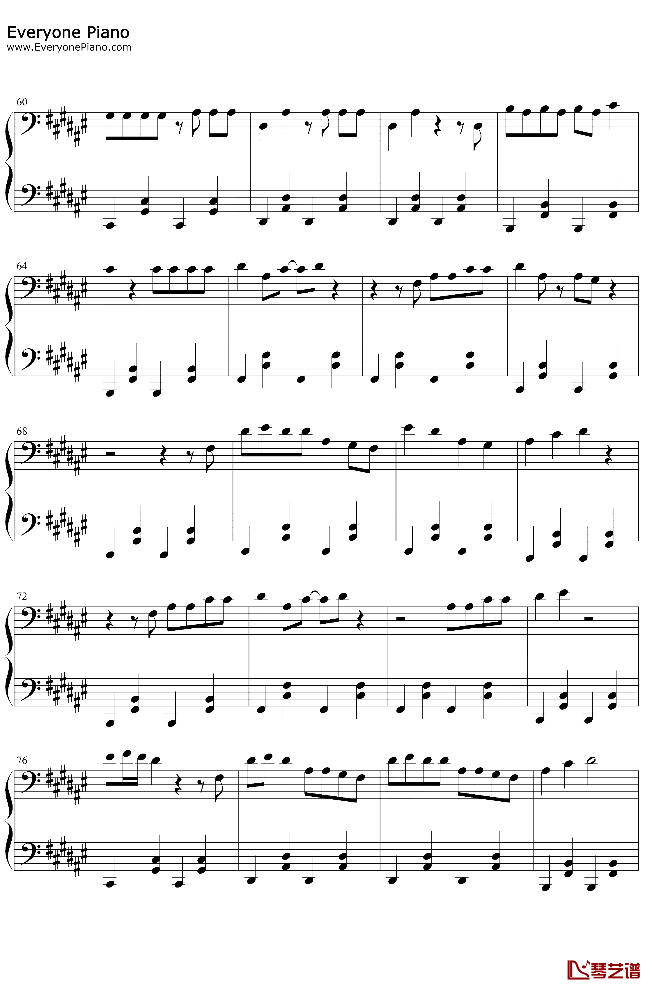 Whiskey Glasses钢琴谱-Morgan Wallen4