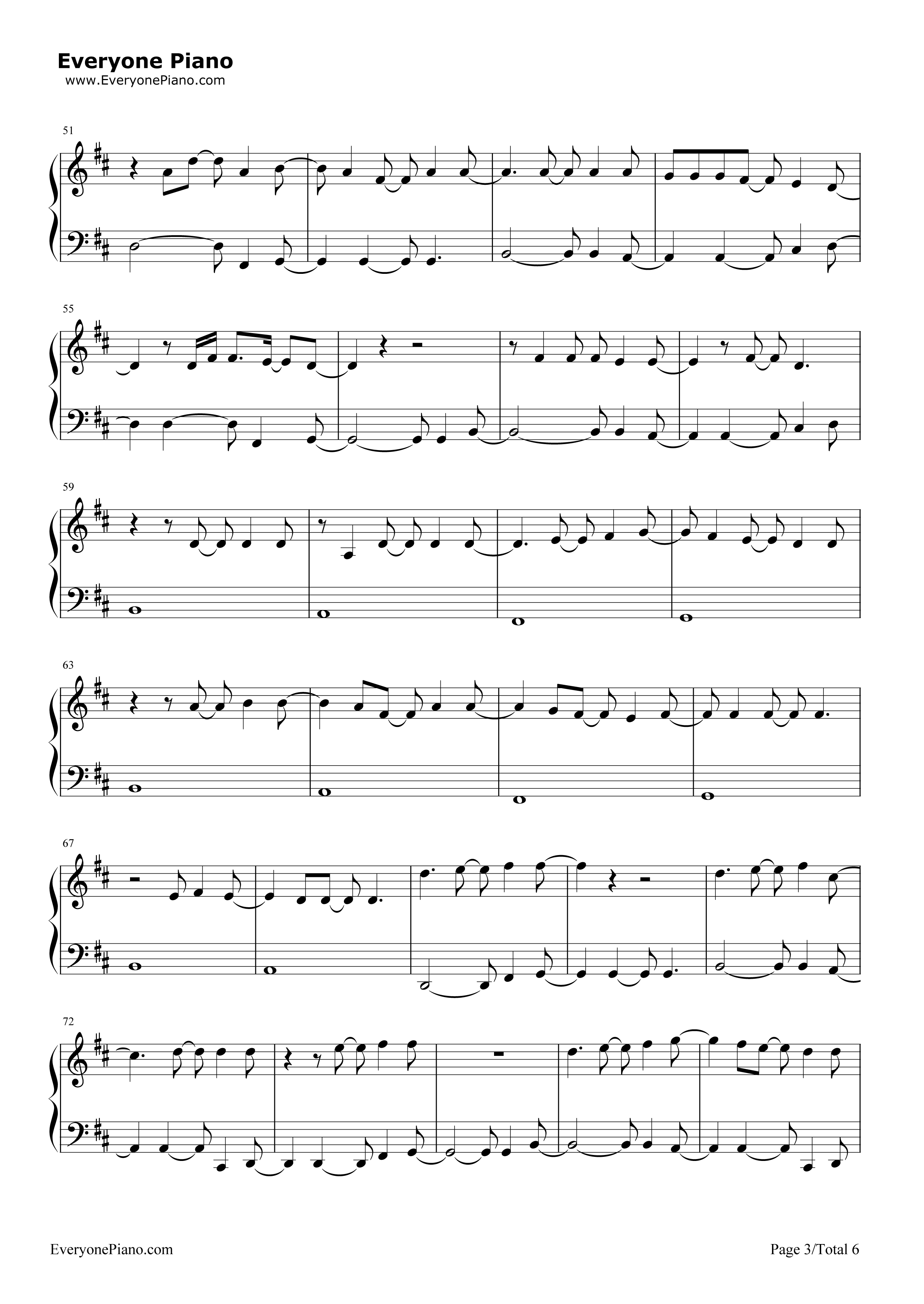 Castle On The Hill钢琴谱-Ed Sheeran3