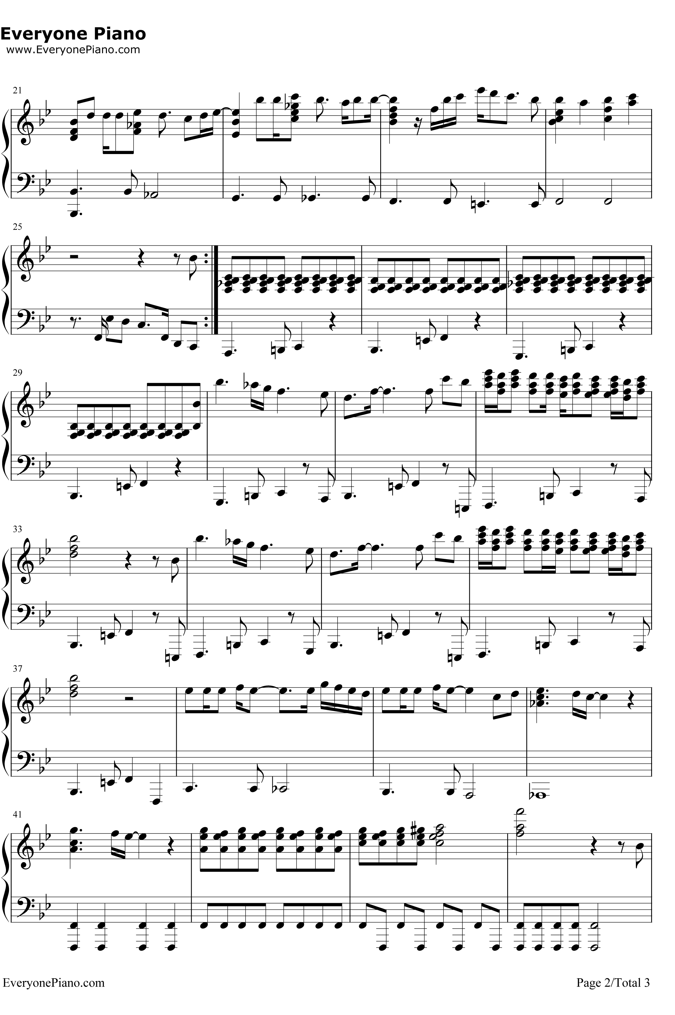 来吧甜蜜的死亡钢琴谱-Arianne-新世纪福音战士剧场版插曲2