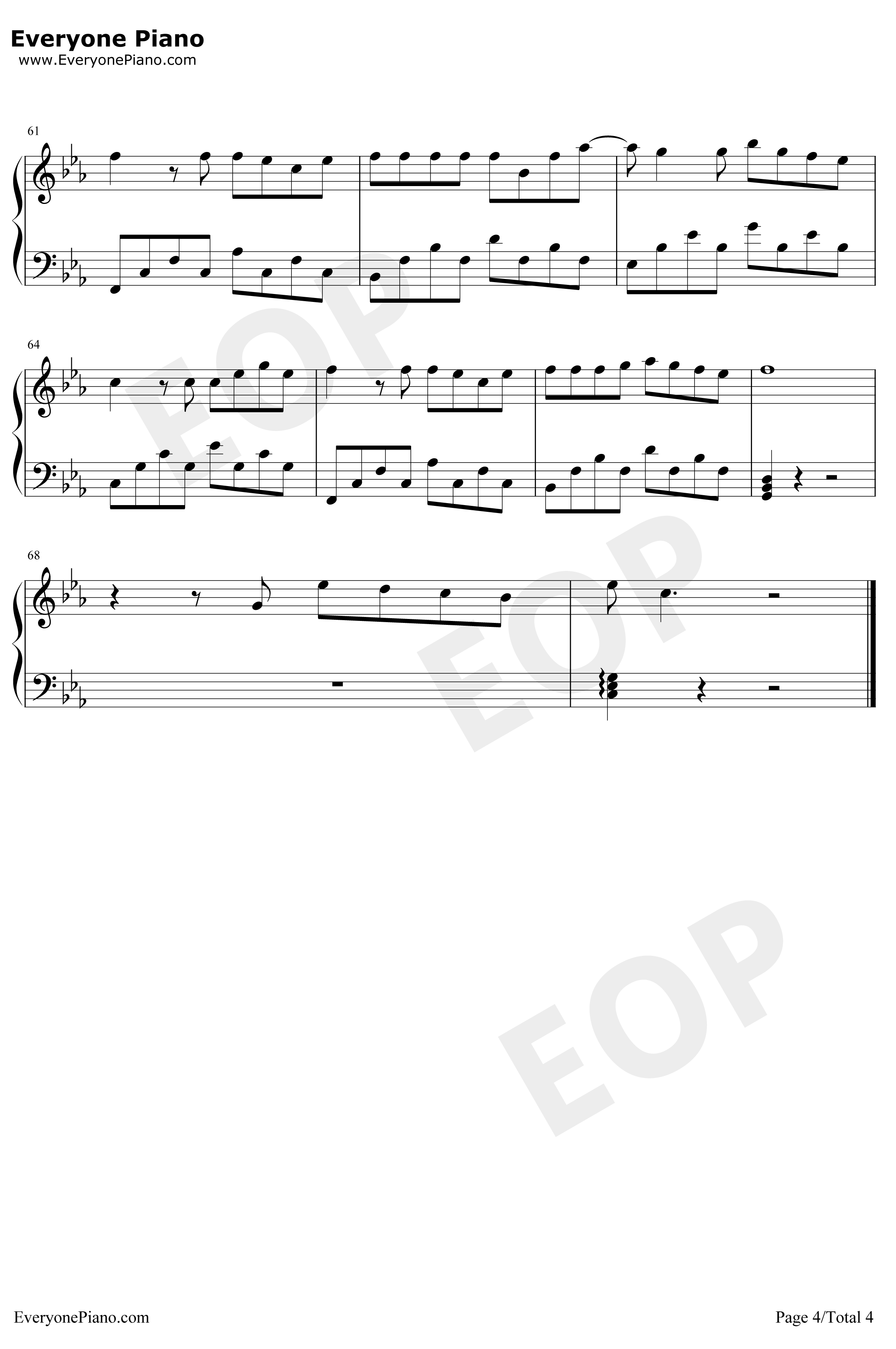 38度6钢琴谱-黑龙-拥抱这片绿洲那热烈的温柔-抖音歌曲4