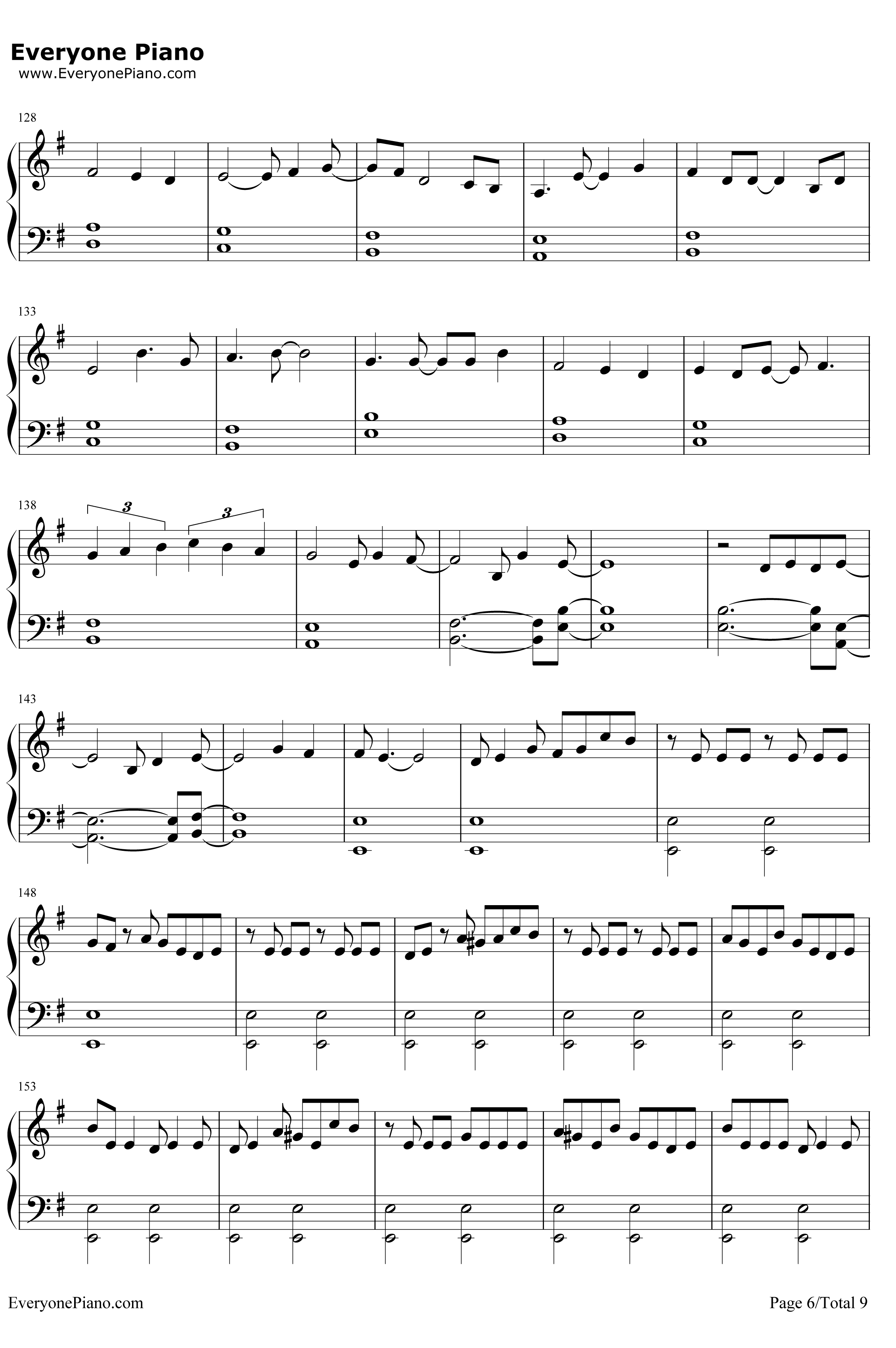 嘆きのリフレイン钢琴谱-末廣優里6