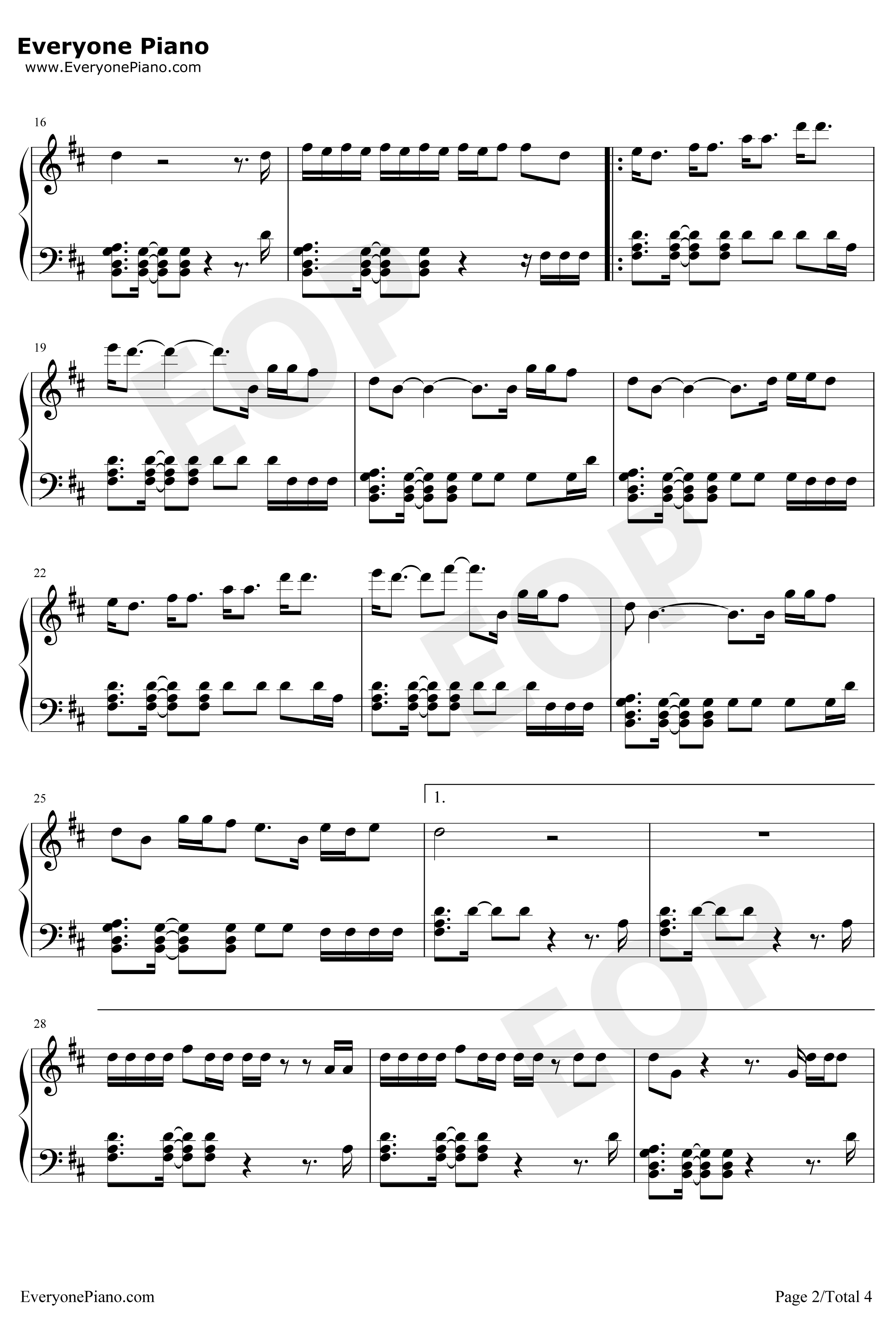 You Need To Calm Down钢琴谱-Taylor Swift2