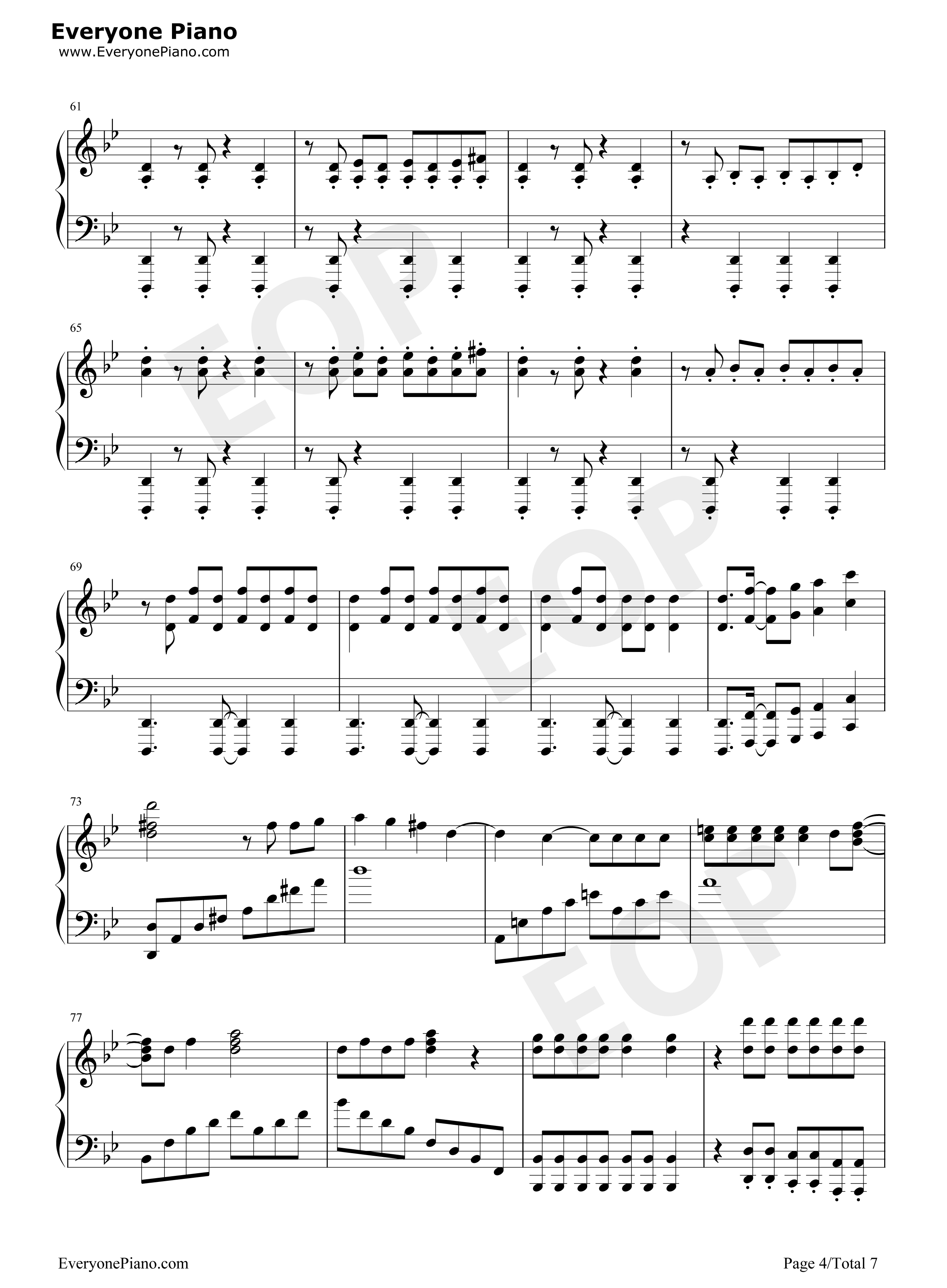 POP STARS钢琴谱-KDA4