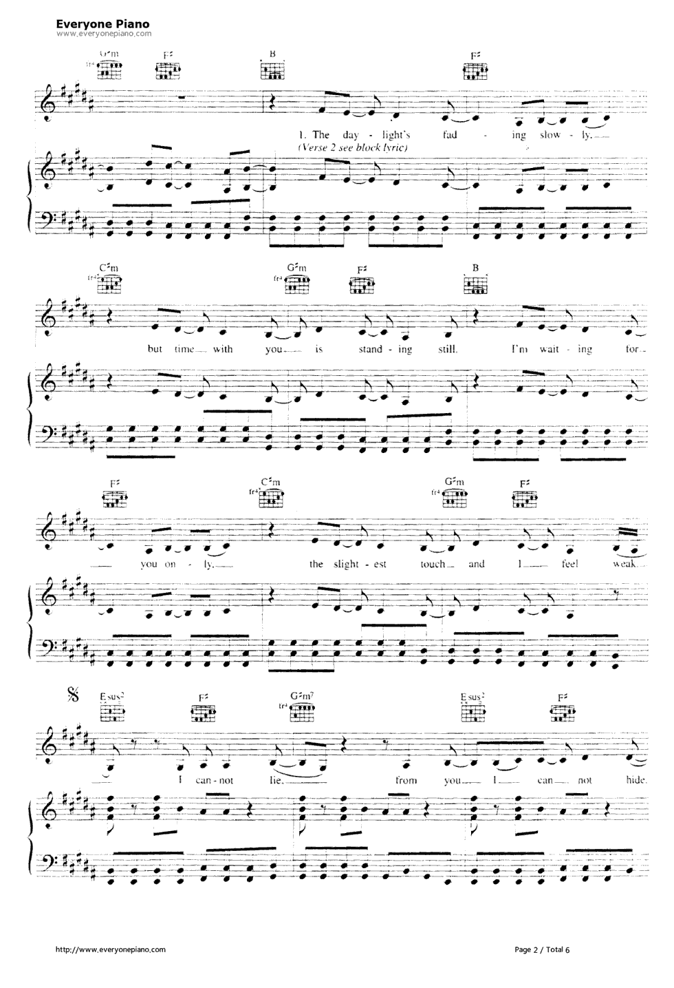Breathless钢琴谱-The Corrs2